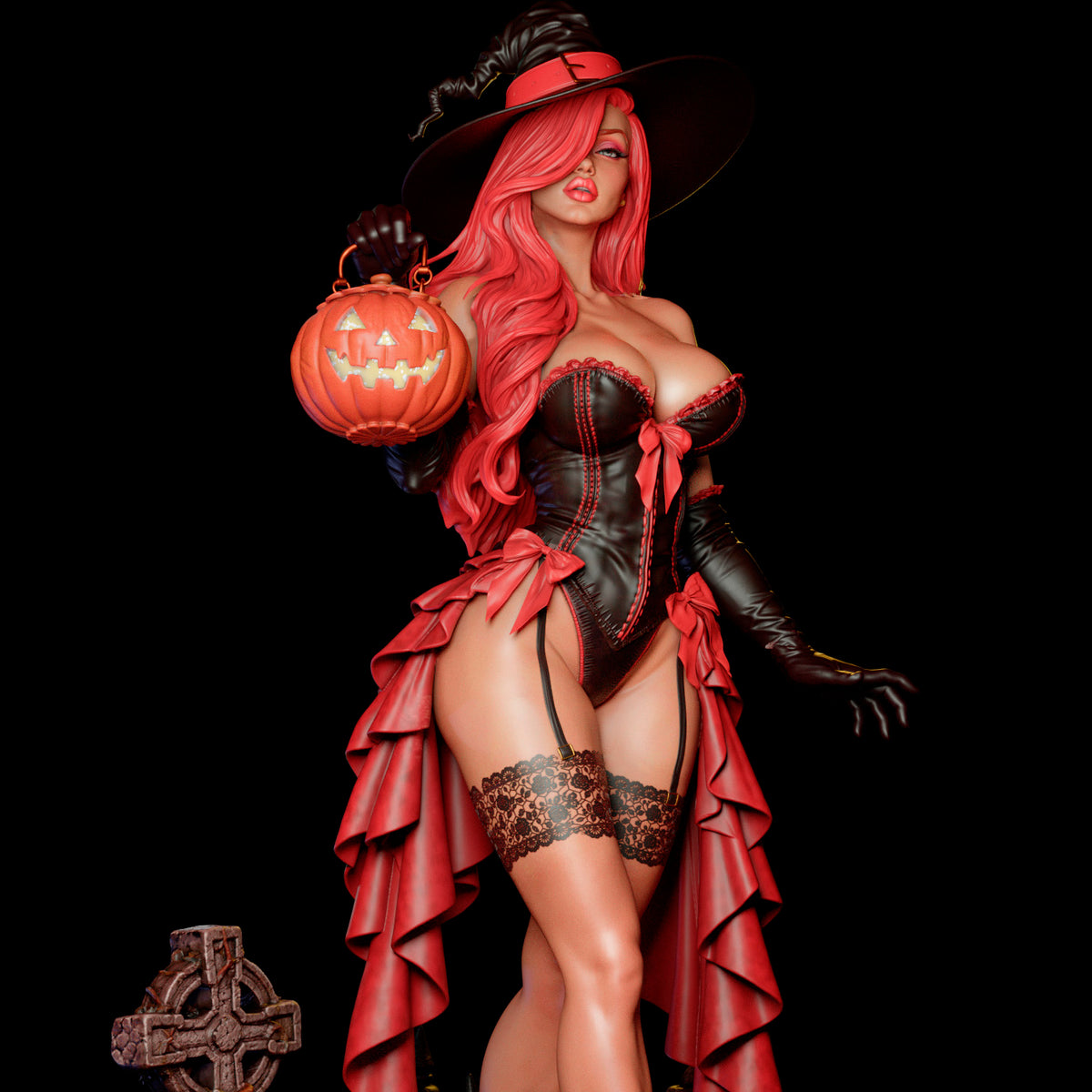 Jessica Rabbit Sculpture (75mm to 500mm) - Unassembled/Unpainted/3D Print