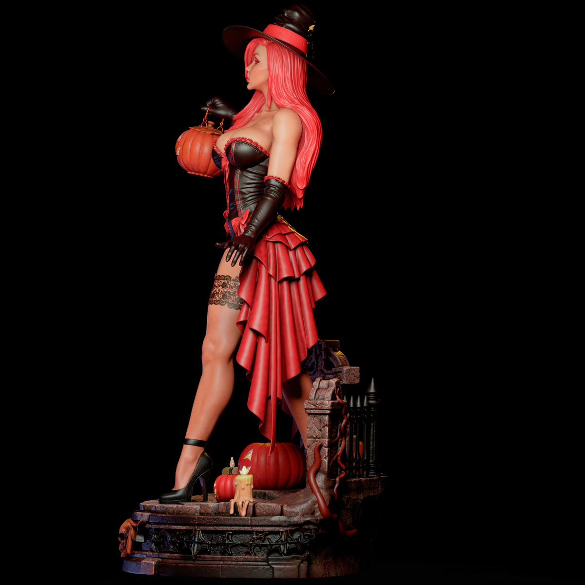 Jessica Rabbit Sculpture (75mm to 500mm) - Unassembled/Unpainted/3D Print
