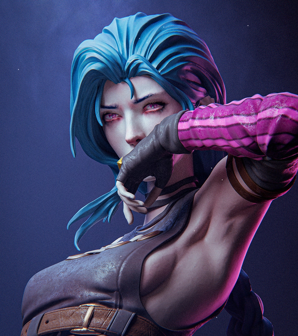 Jinx Sculpture(75mm to 500mm) - Unassembled/Unpainted/3D Print