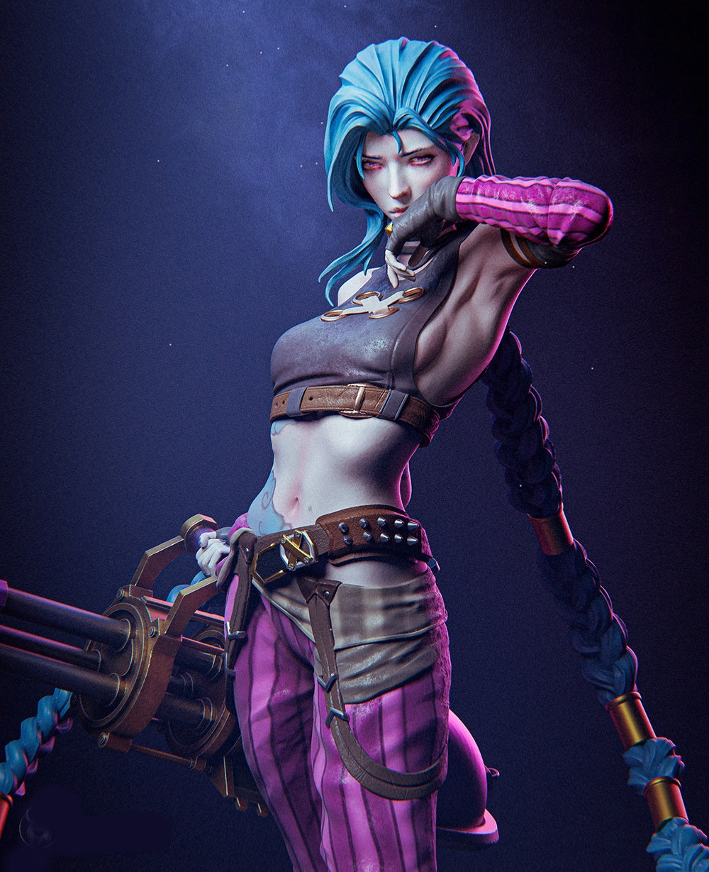 Jinx Sculpture(75mm to 500mm) - Unassembled/Unpainted/3D Print