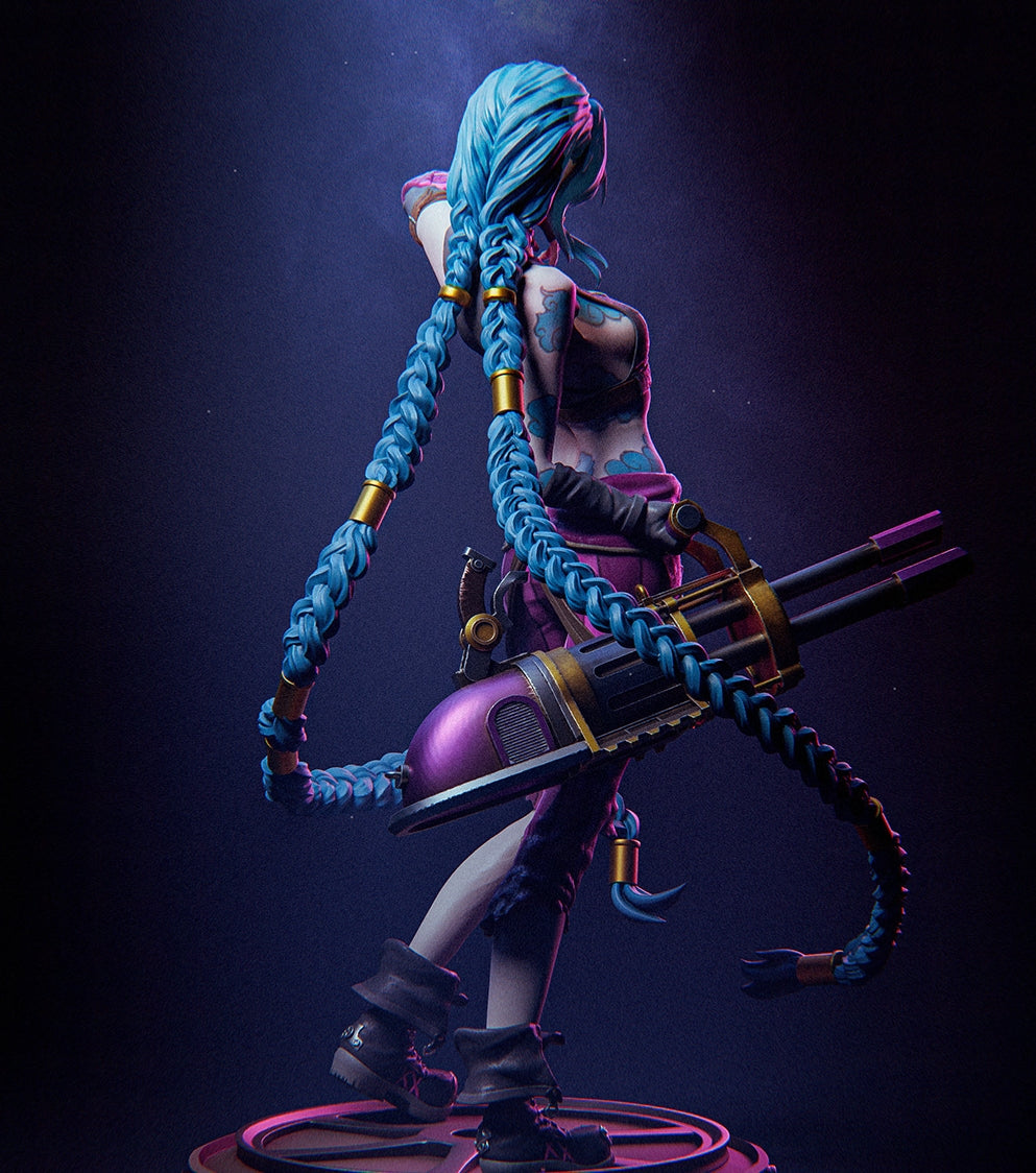 Jinx Sculpture(75mm to 500mm) - Unassembled/Unpainted/3D Print