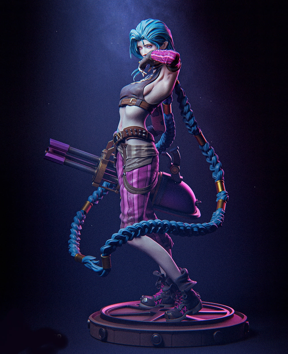 Jinx Sculpture(75mm to 500mm) - Unassembled/Unpainted/3D Print
