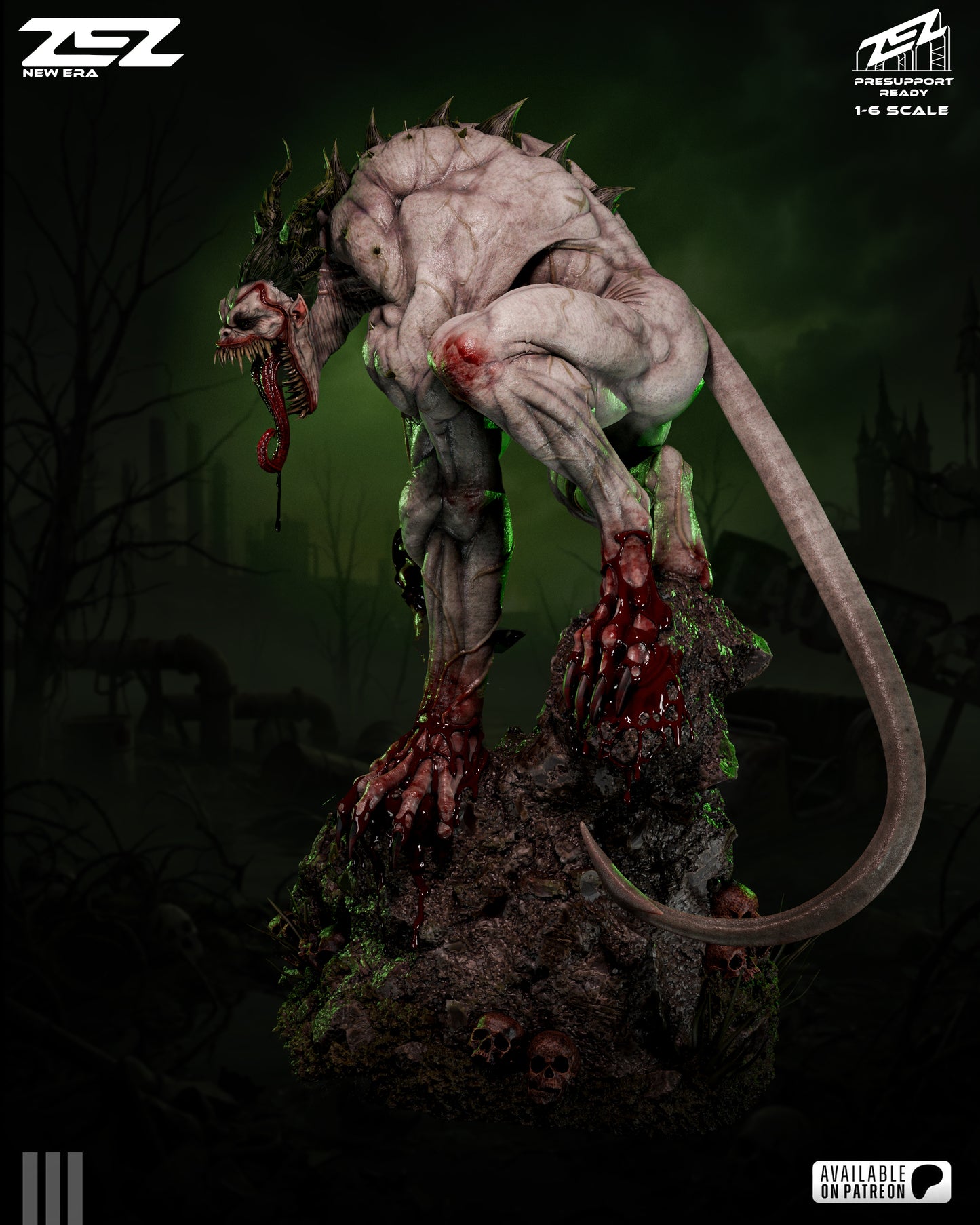 Joker Absolute Sculpture (75mm to 500mm) Unassembled/Unpainted/3D Print