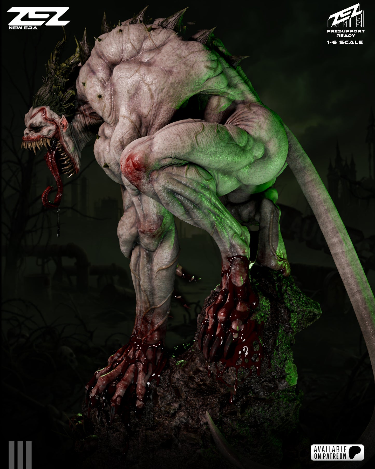 Joker Absolute Sculpture (75mm to 500mm) Unassembled/Unpainted/3D Print