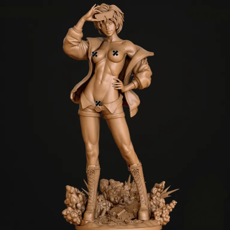 Sculpture NSFW Jubilee (75 mm à 500 mm) - Non assemblée/Non peinte/Impression 3D