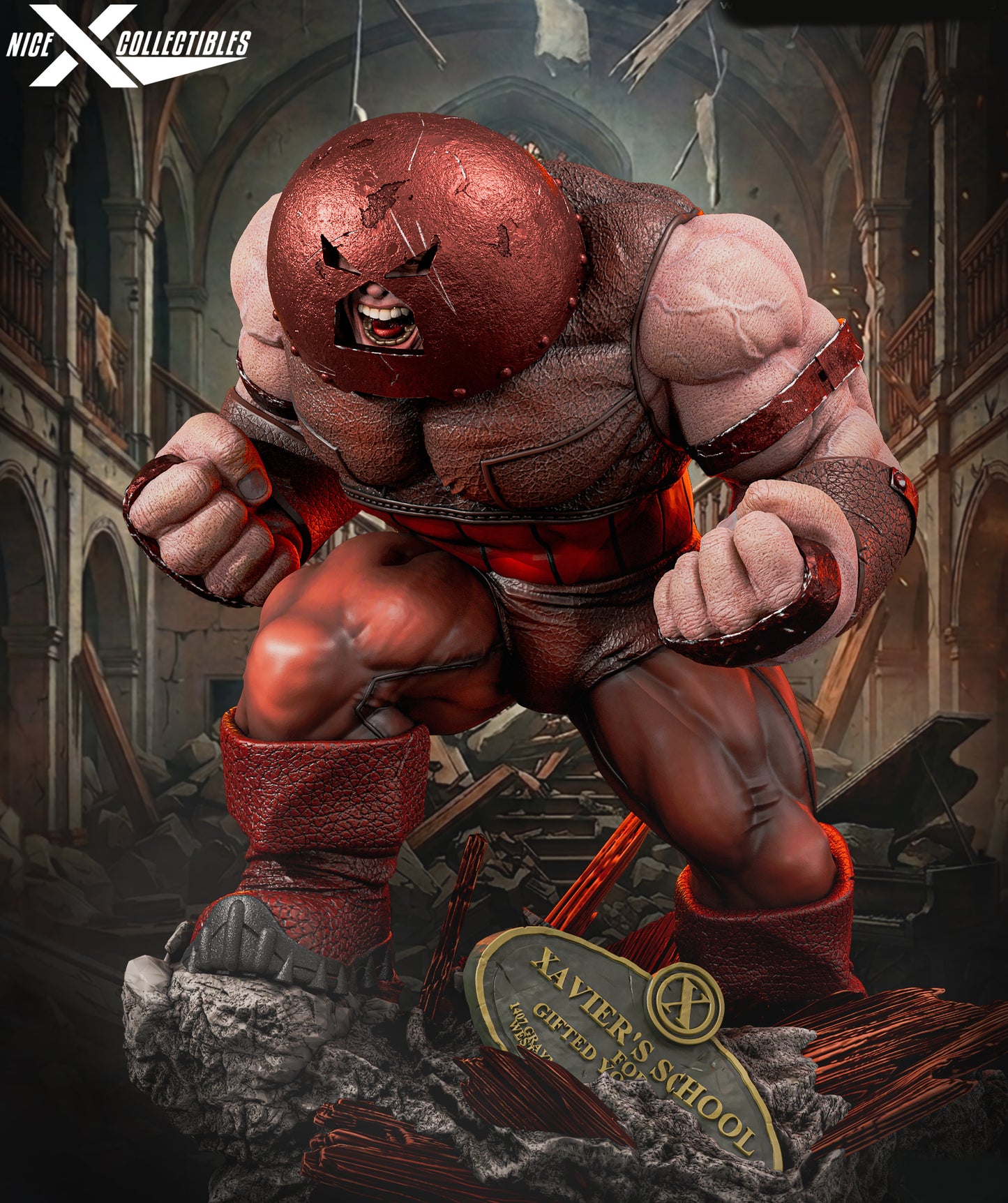 Juggernaut Sculpture (75mm to 500mm) X-Men - Unassembled/Unpainted/3D Print