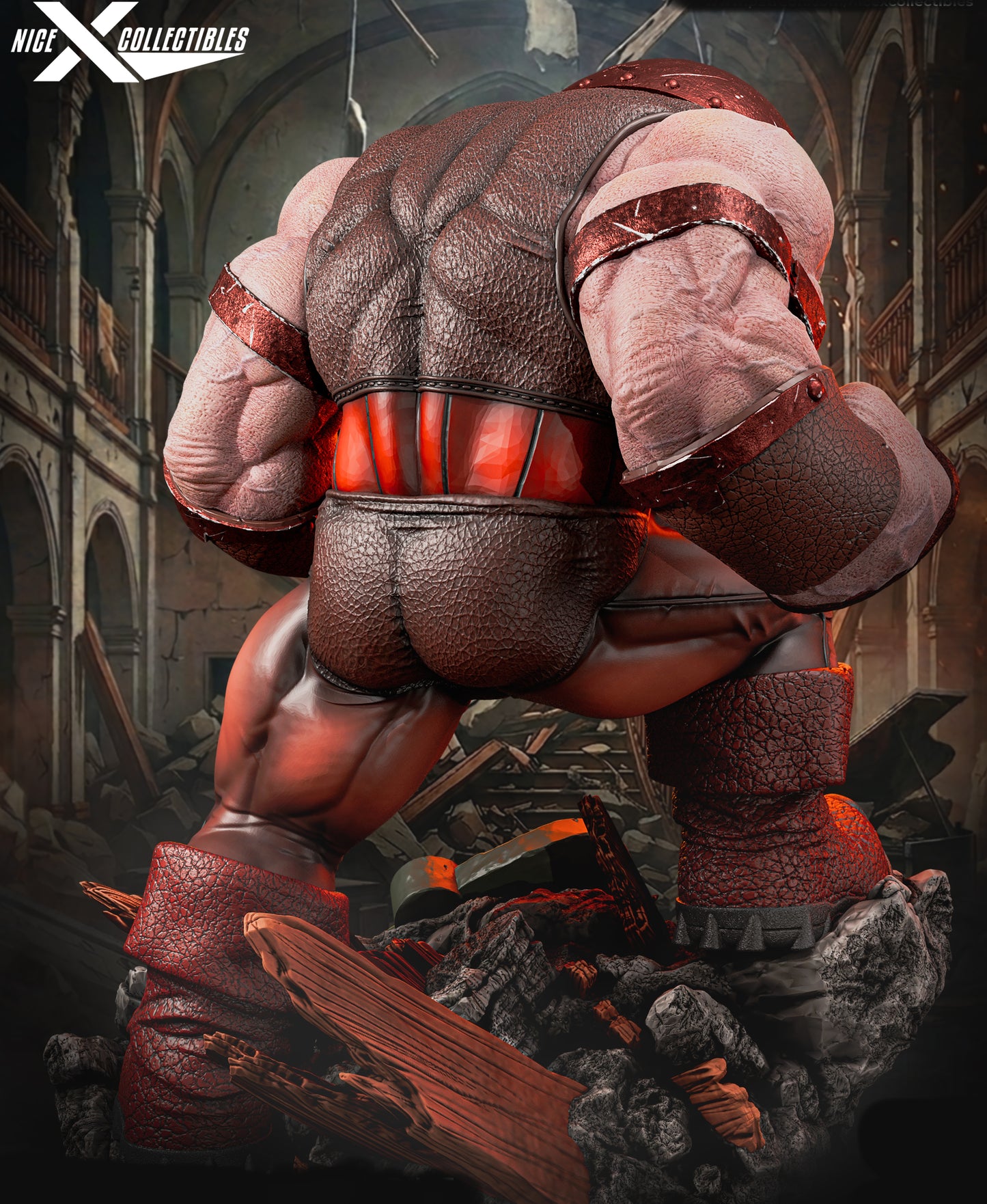 Juggernaut Sculpture (75mm to 500mm) X-Men - Unassembled/Unpainted/3D Print