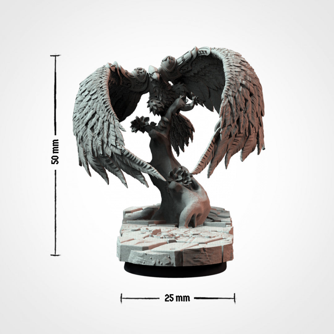 Justine´s Eagle - Compatible with Warhammer 40K - by Txarli Factory - Tabletop RPG Miniature - Roleplaying 3D Printed Fantasy Mini