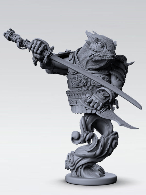 KREETHUL THE EVER-VIGILANT - Bust - by 3DartDigital- Tabletop RPG Miniature - Roleplaying 3D Printed Fantasy Mini