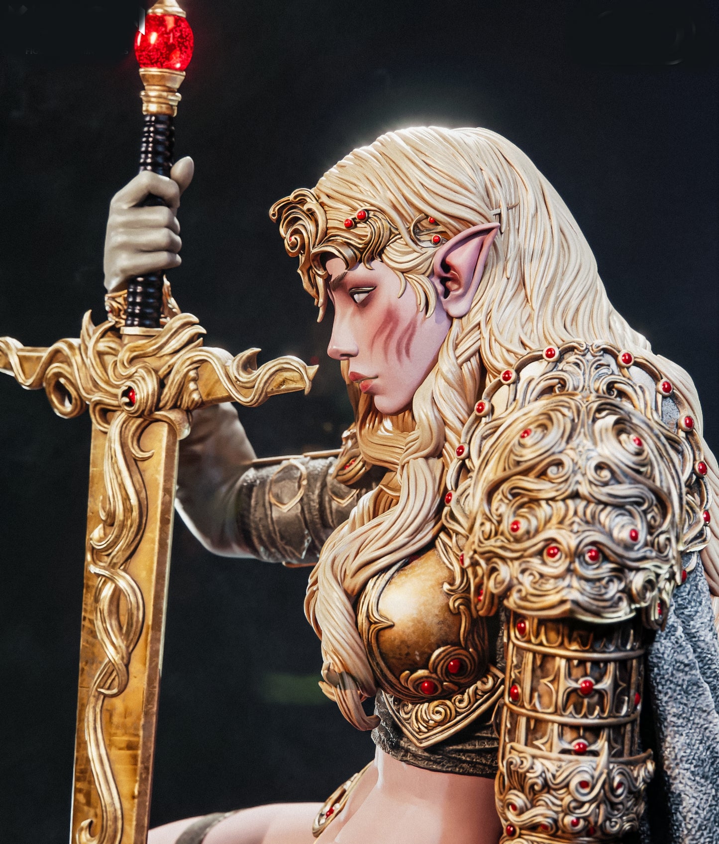 Kaelenor Sculpture (75mm to 500mm) - Unassembled/Unpainted/3D Print