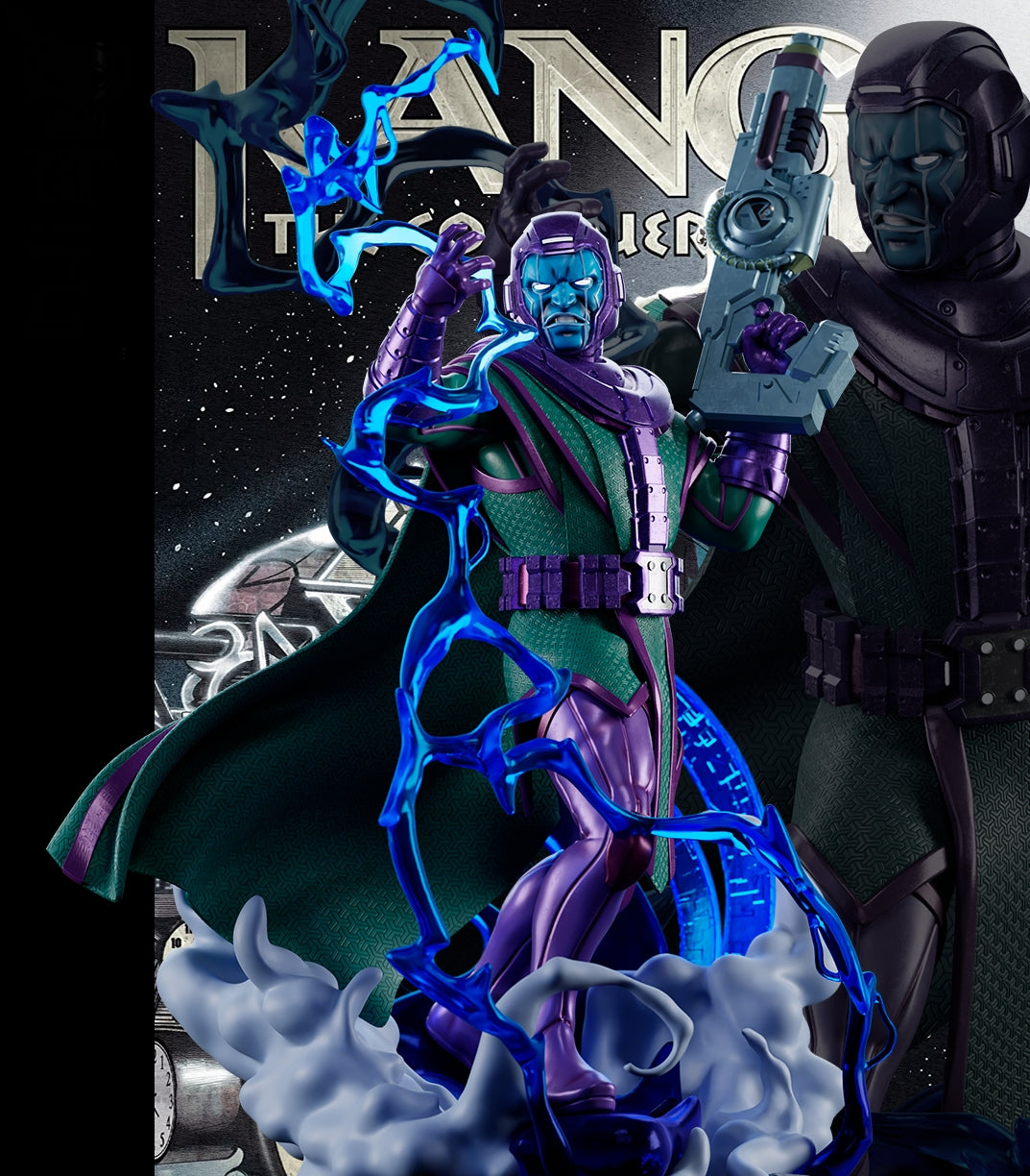 Kang the Conqueror Sculpture (75mm to 500mm) - Unassembled/Unpainted/3D Print