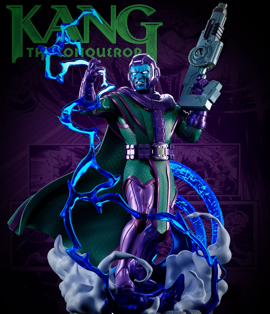 Kang the Conqueror Sculpture (75mm to 500mm) - Unassembled/Unpainted/3D Print