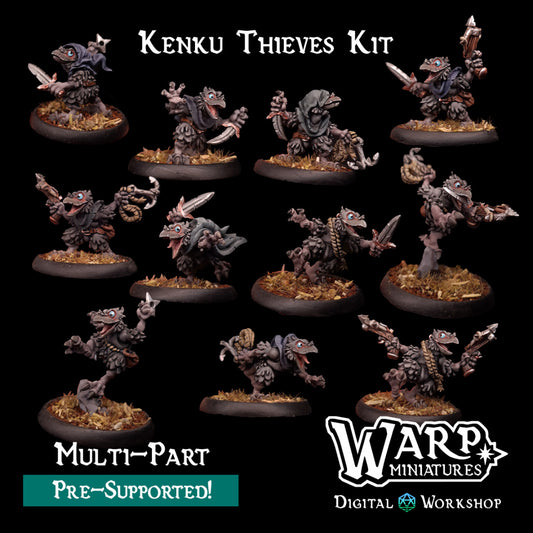 Kenku Thieves - Dungeons and Dragons - by Warp Minis- Tabletop RPG Miniature - Roleplaying 3D Printed Fantasy Mini