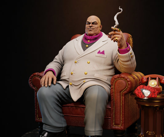King Pin Sculpture (75mm to 500mm) - Unassembled/Unpainted/3D Print