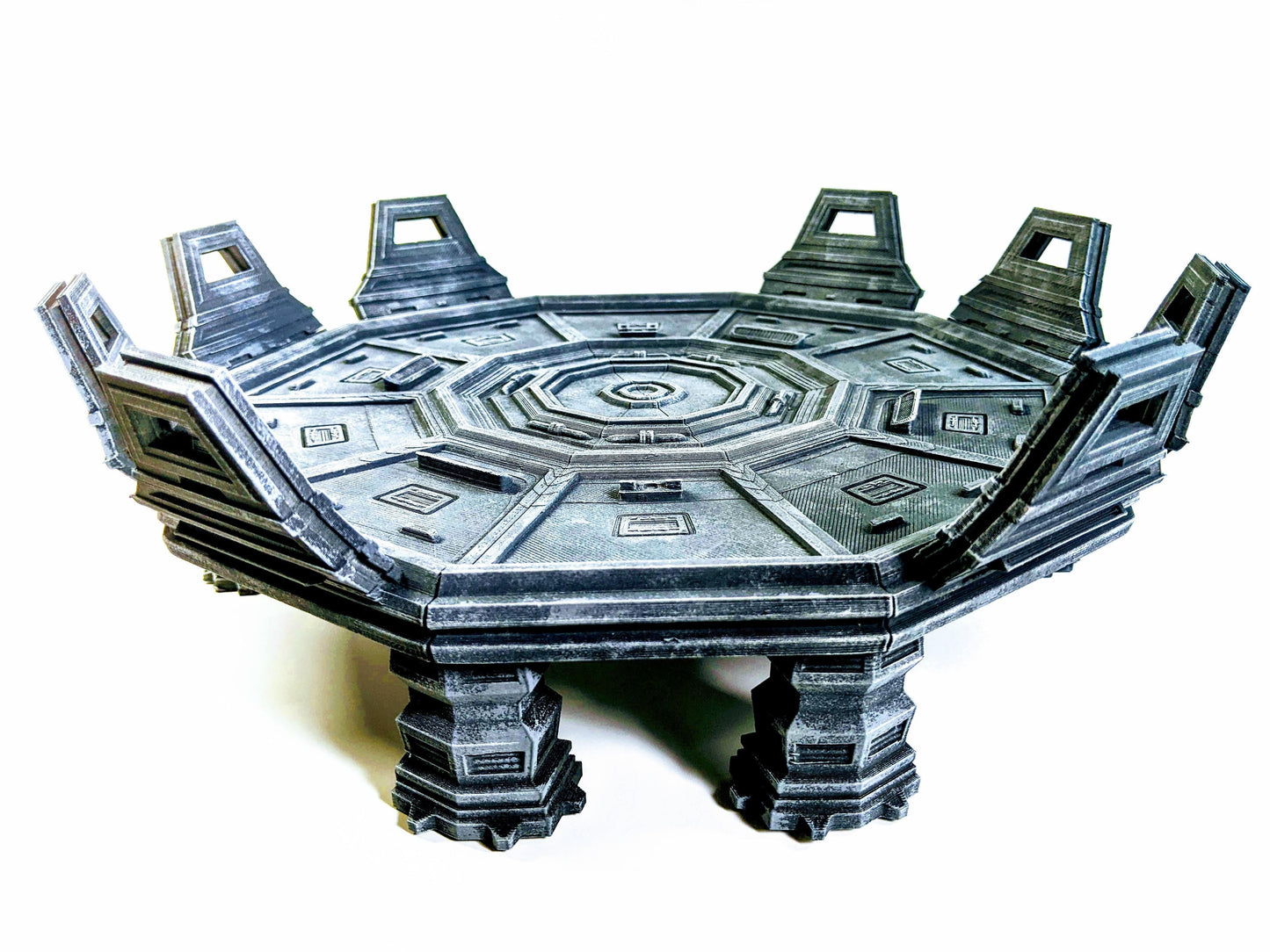 Aerospace Aegis Landing Pad - by Dungeons and Dragons - Tabletop RPG Miniature - Roleplaying 3D Printed Fantasy Mini