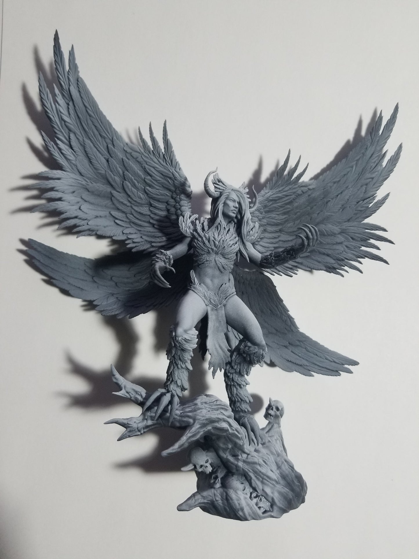 Lanfear The Harpy Queen - Demon Queen - by Dark Gods- Tabletop RPG Miniature - Roleplaying 3D Printed Fantasy Mini