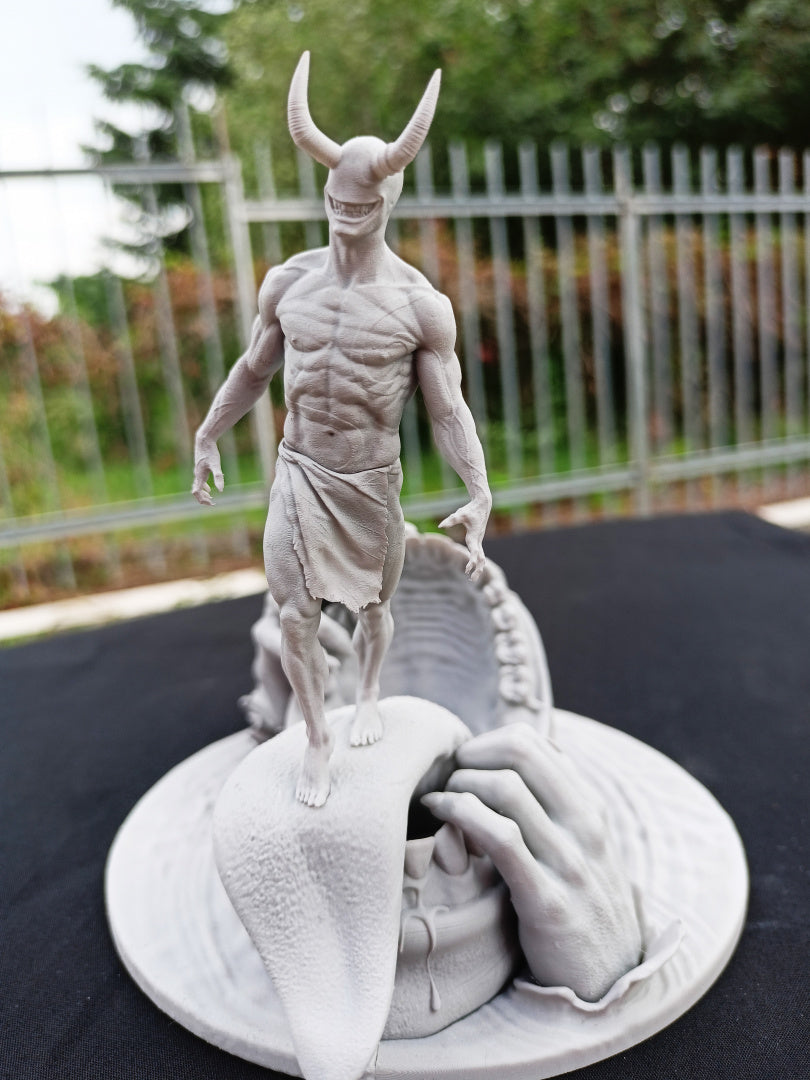 Laughing Demon - by Ethereal Sculpts - Tabletop RPG Miniature - Roleplaying 3D Printed Fantasy Mini