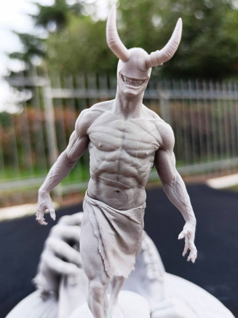 Laughing Demon - by Ethereal Sculpts - Tabletop RPG Miniature - Roleplaying 3D Printed Fantasy Mini