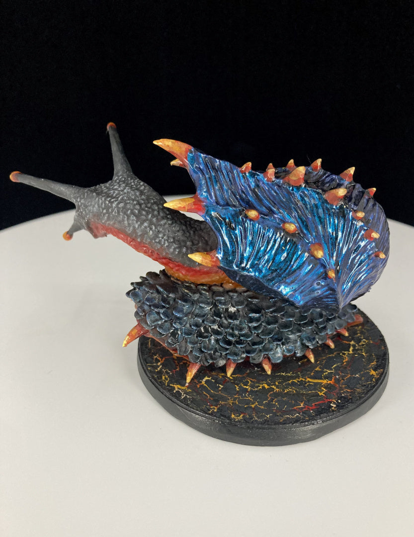 Lava snail - RPG Miniatures - by Cursed Forge - Tabletop RPG Miniature - Roleplaying 3D Printed Fantasy Mini