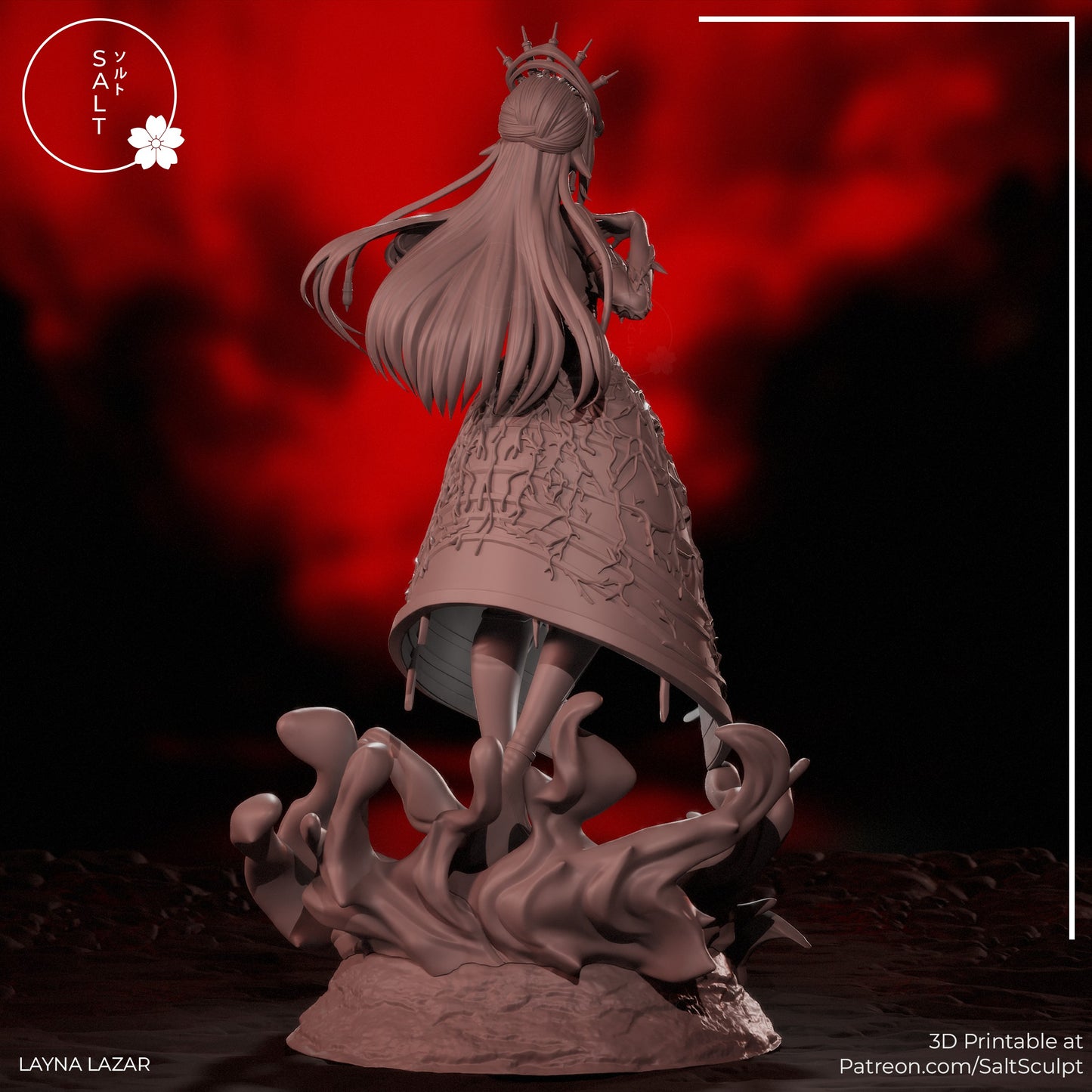 Layna Lazar - ENVTUBER (300mm) Unassembled/Unpainted/3D Print