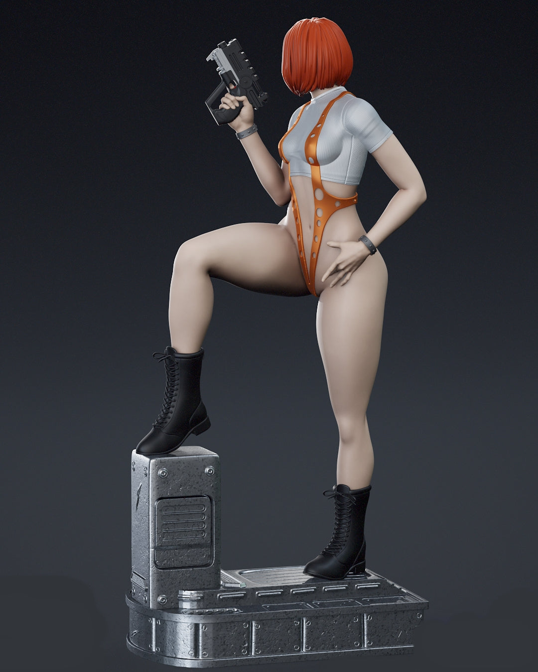 Leeloo Sculpture (75mm to 500mm) - Unassembled/Unpainted/3D Print