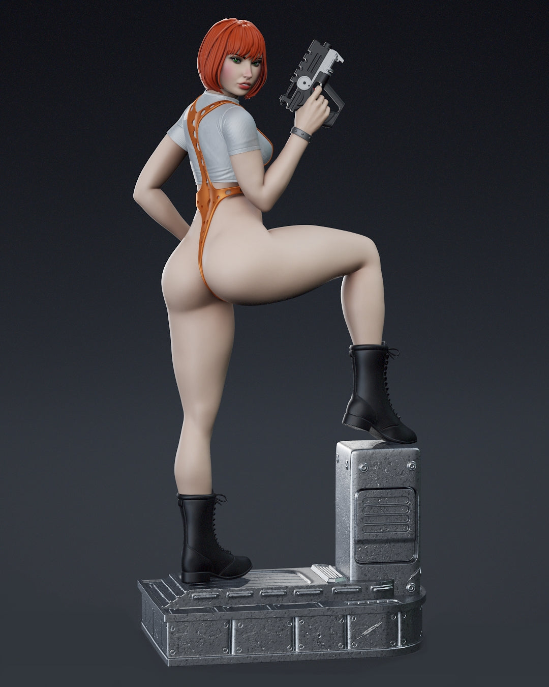 Leeloo Sculpture (75mm to 500mm) - Unassembled/Unpainted/3D Print