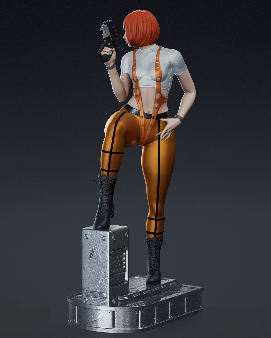 Leeloo Sculpture (75mm to 500mm) - Unassembled/Unpainted/3D Print