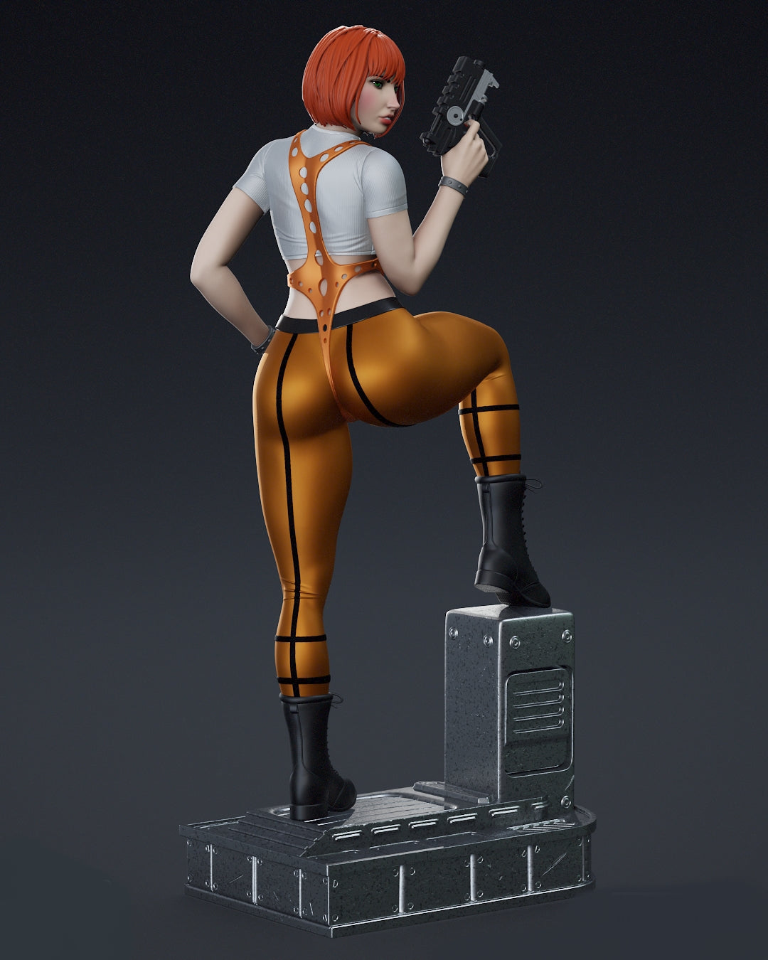 Leeloo Sculpture (75mm to 500mm) - Unassembled/Unpainted/3D Print