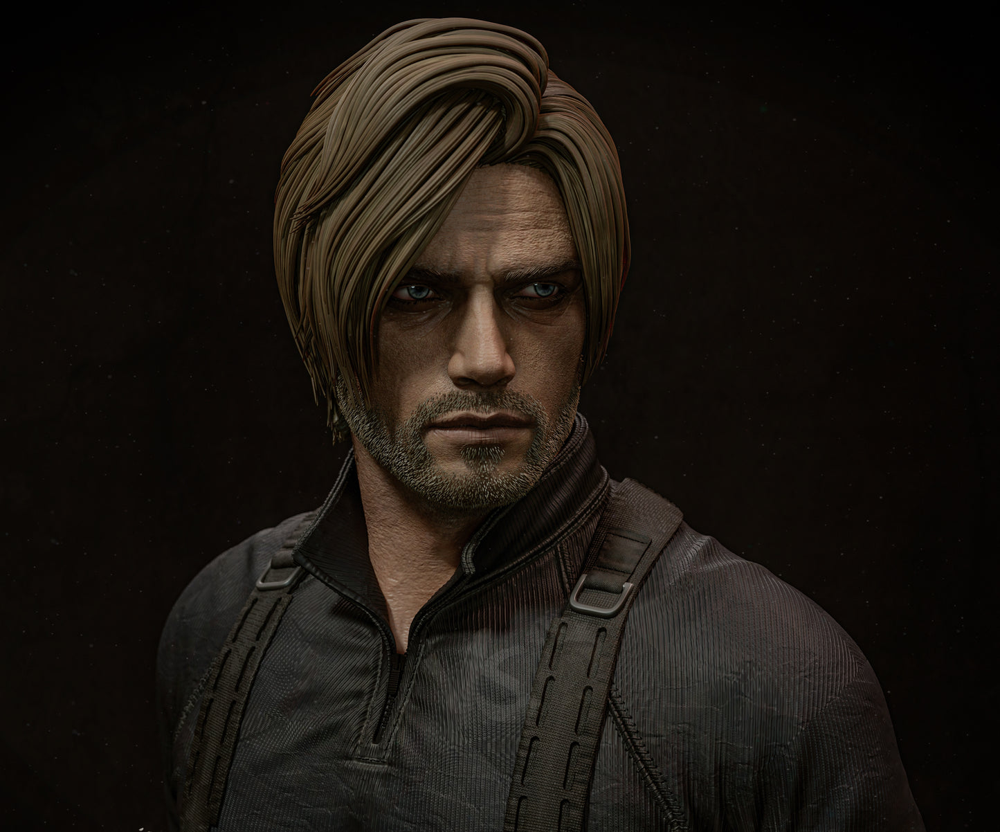 Leon: Resident Evil Sculpture - Unassembled/Unpainted/3D Print