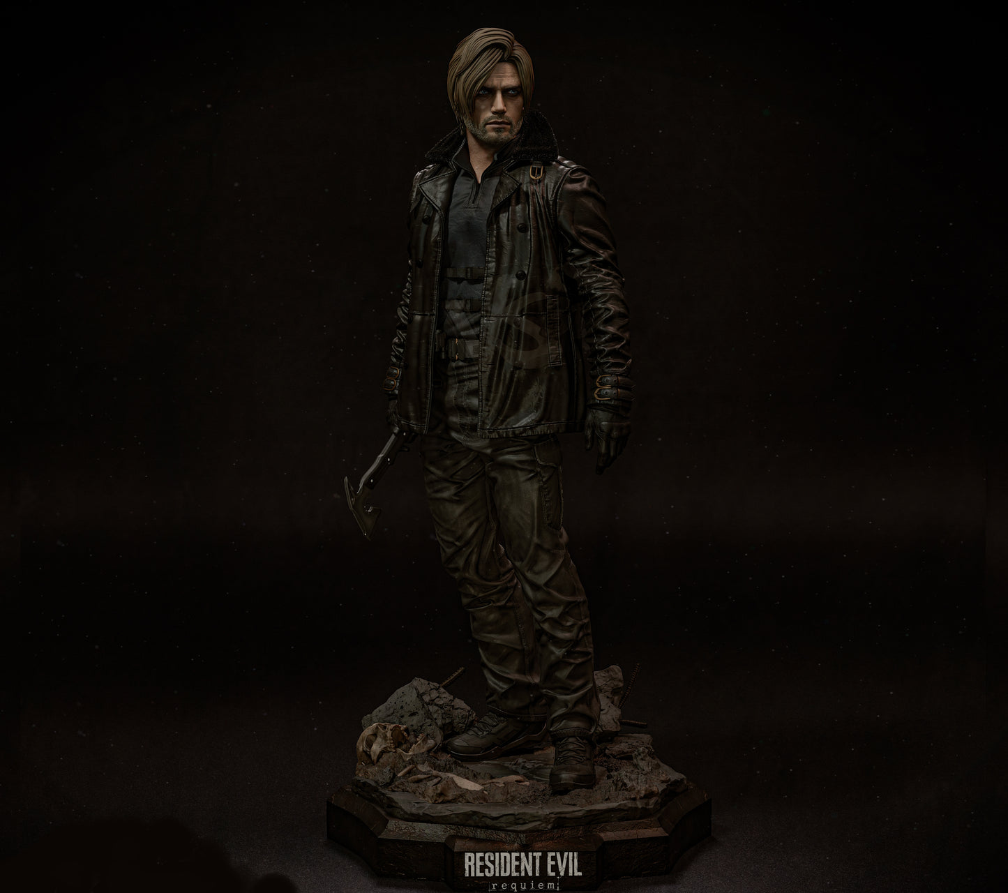 Leon: Resident Evil Sculpture - Unassembled/Unpainted/3D Print