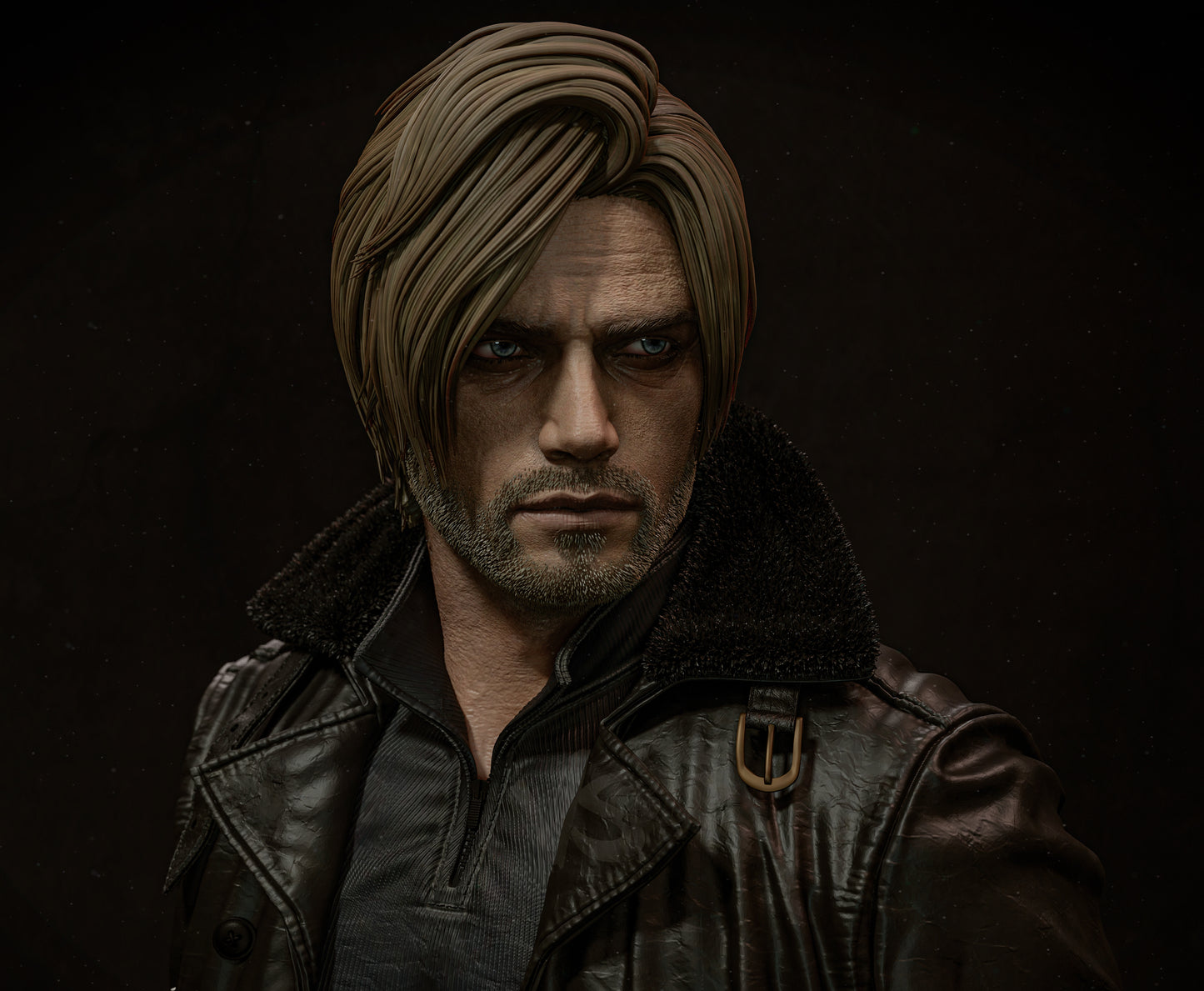 Leon: Resident Evil Sculpture - Unassembled/Unpainted/3D Print