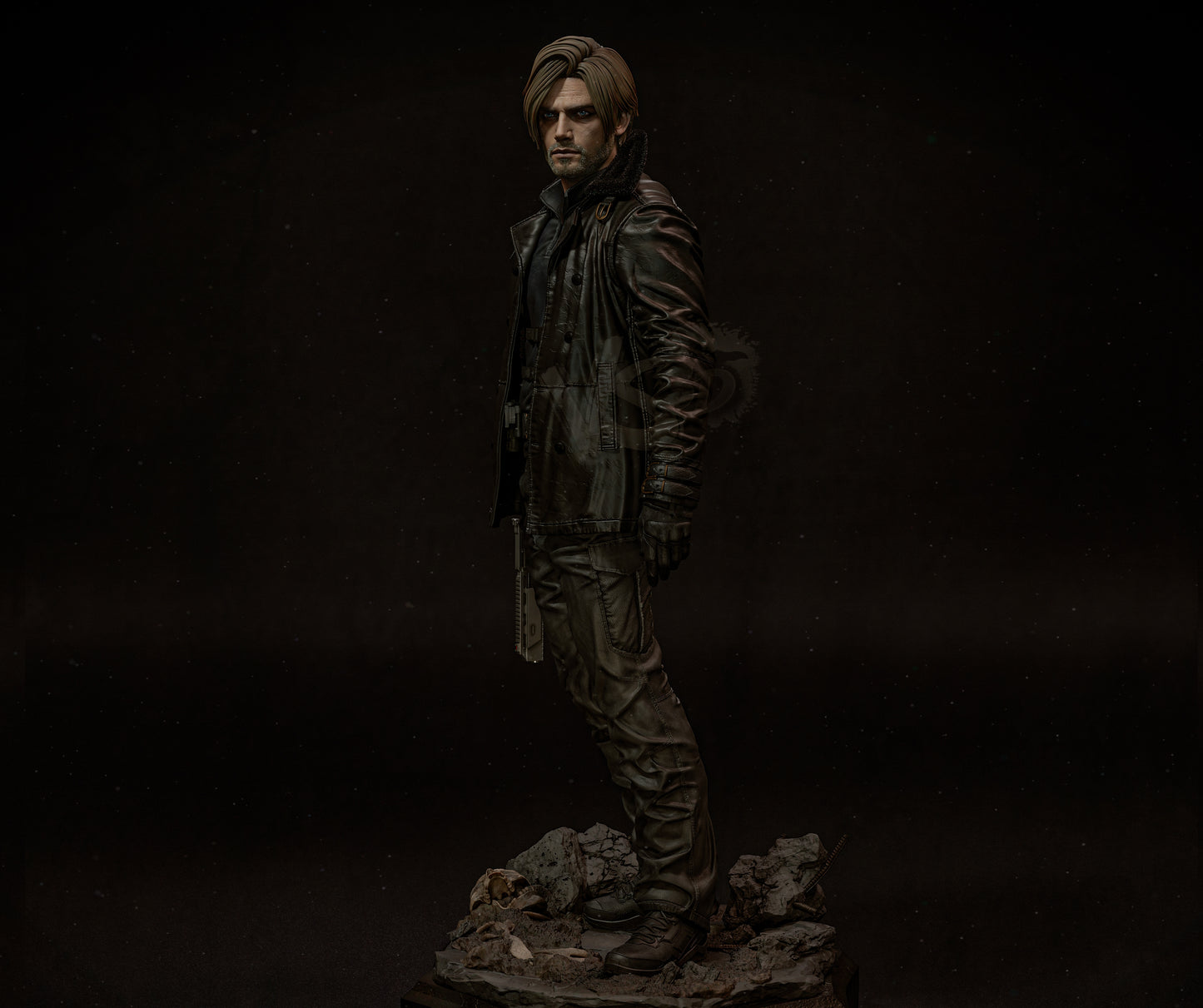 Leon: Resident Evil Sculpture - Unassembled/Unpainted/3D Print