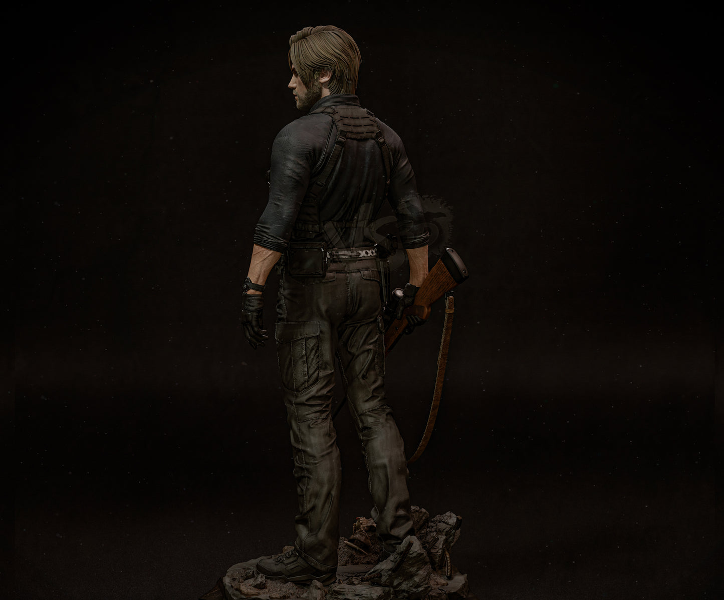 Leon: Resident Evil Sculpture - Unassembled/Unpainted/3D Print