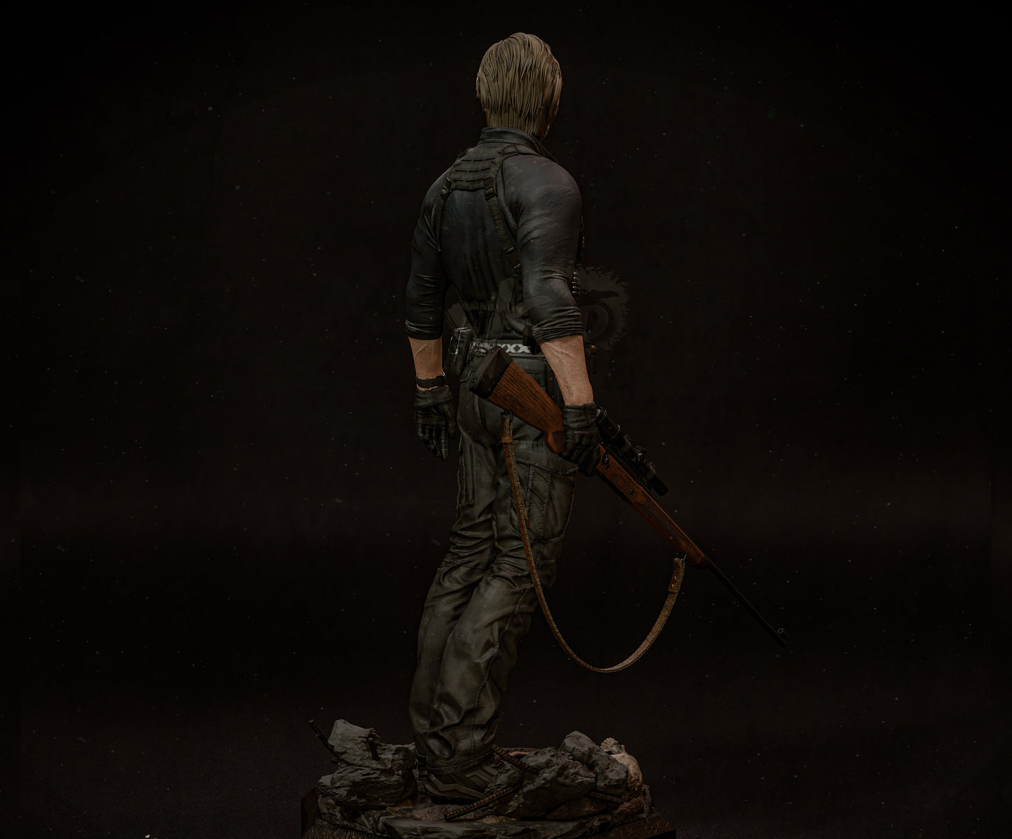 Leon: Resident Evil Sculpture - Unassembled/Unpainted/3D Print