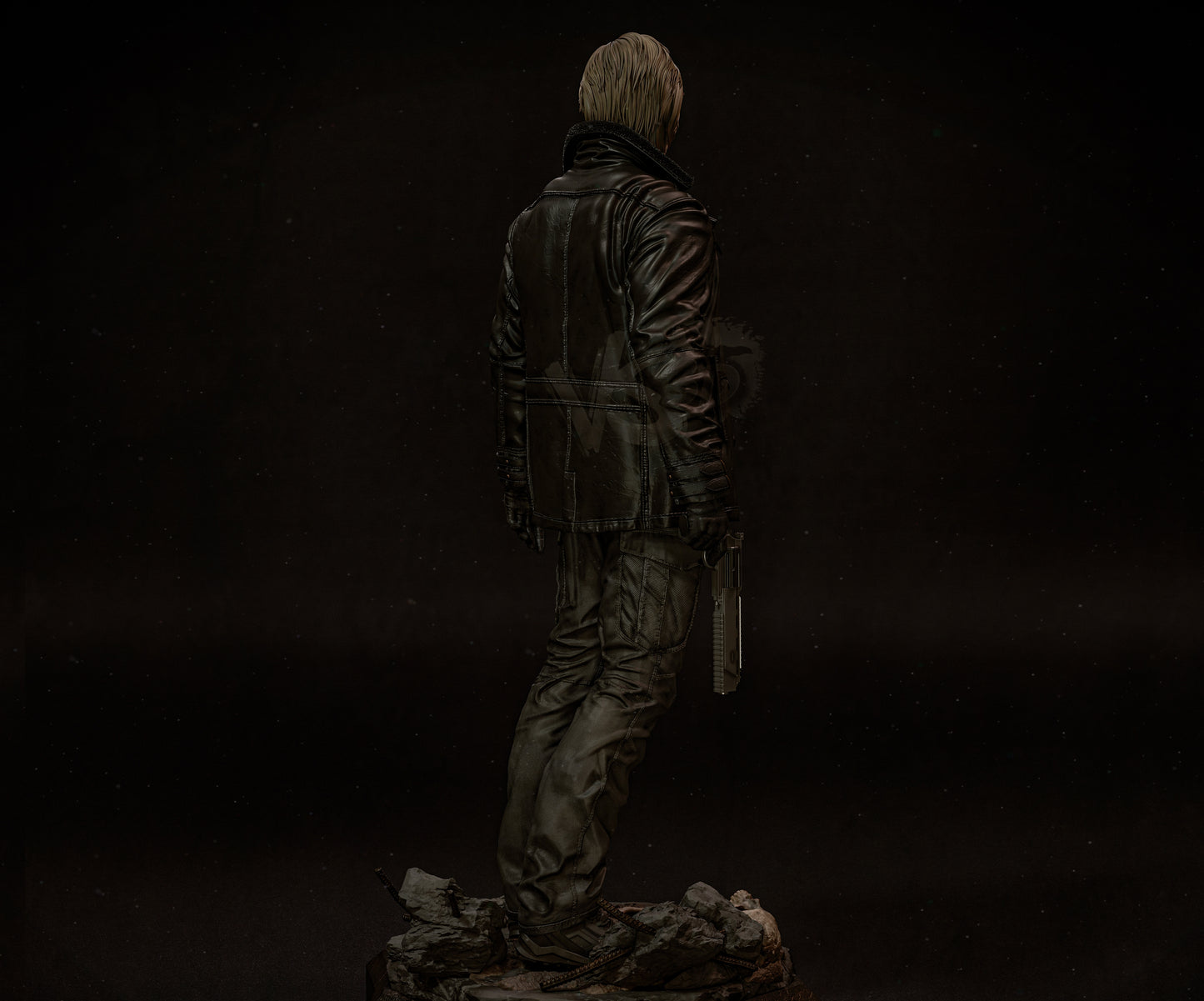 Leon: Resident Evil Sculpture - Unassembled/Unpainted/3D Print