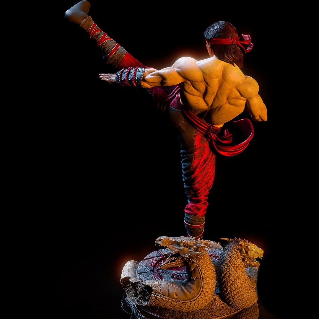 Liu Kang Sculpture (75mm to 500mm) - Unassembled/Unpainted/3D Print