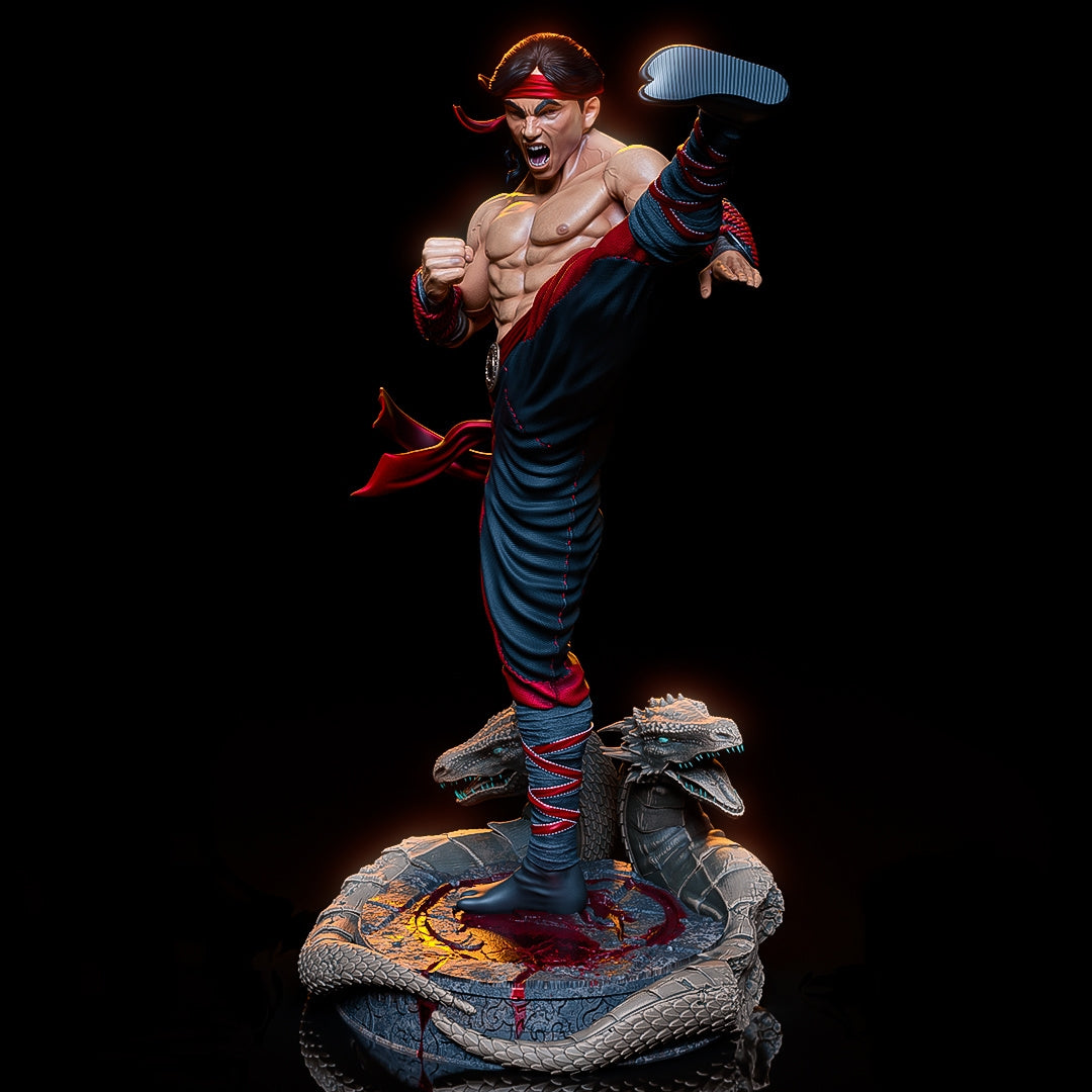 Liu Kang Sculpture (75mm to 500mm) - Unassembled/Unpainted/3D Print