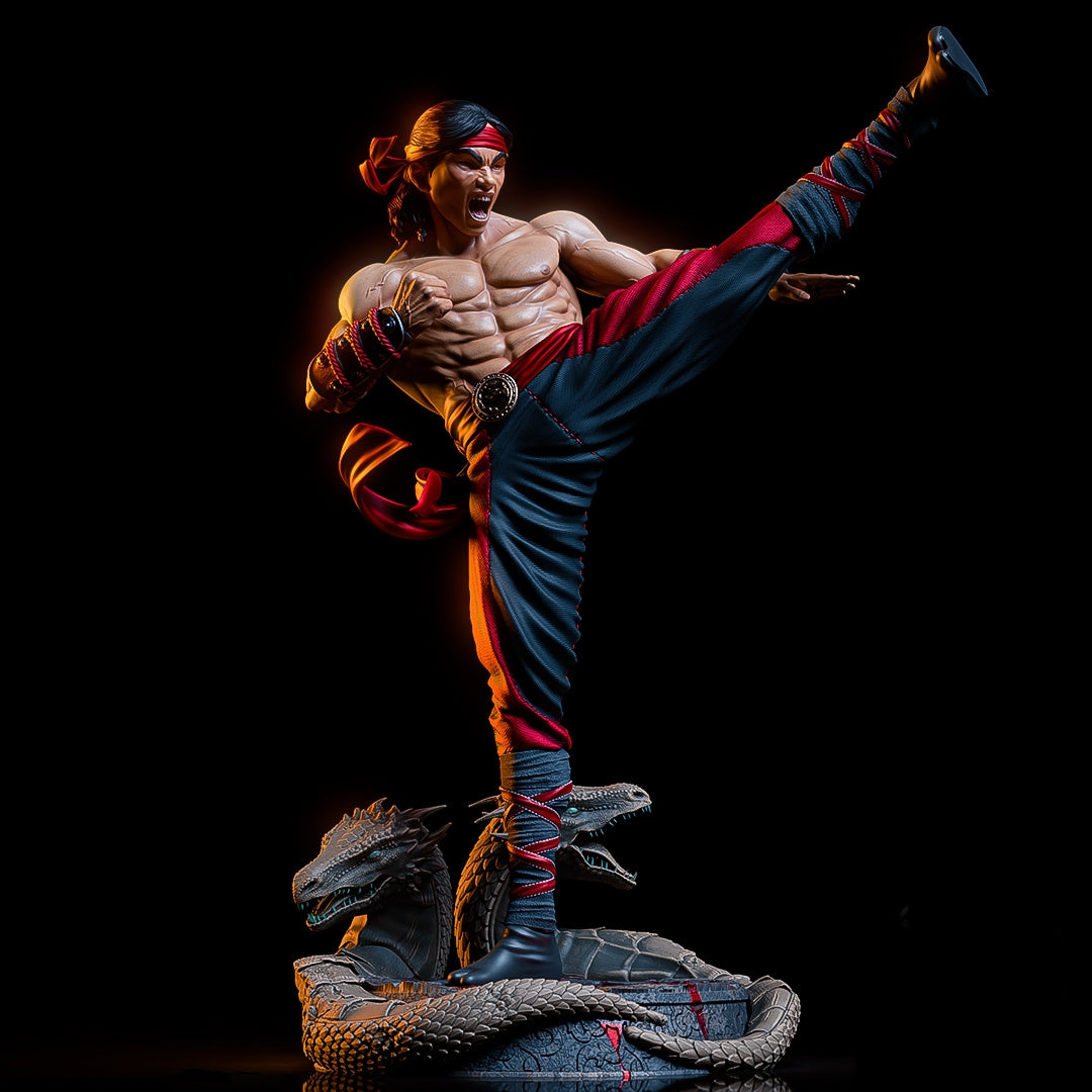 Liu Kang Sculpture (75mm to 500mm) - Unassembled/Unpainted/3D Print