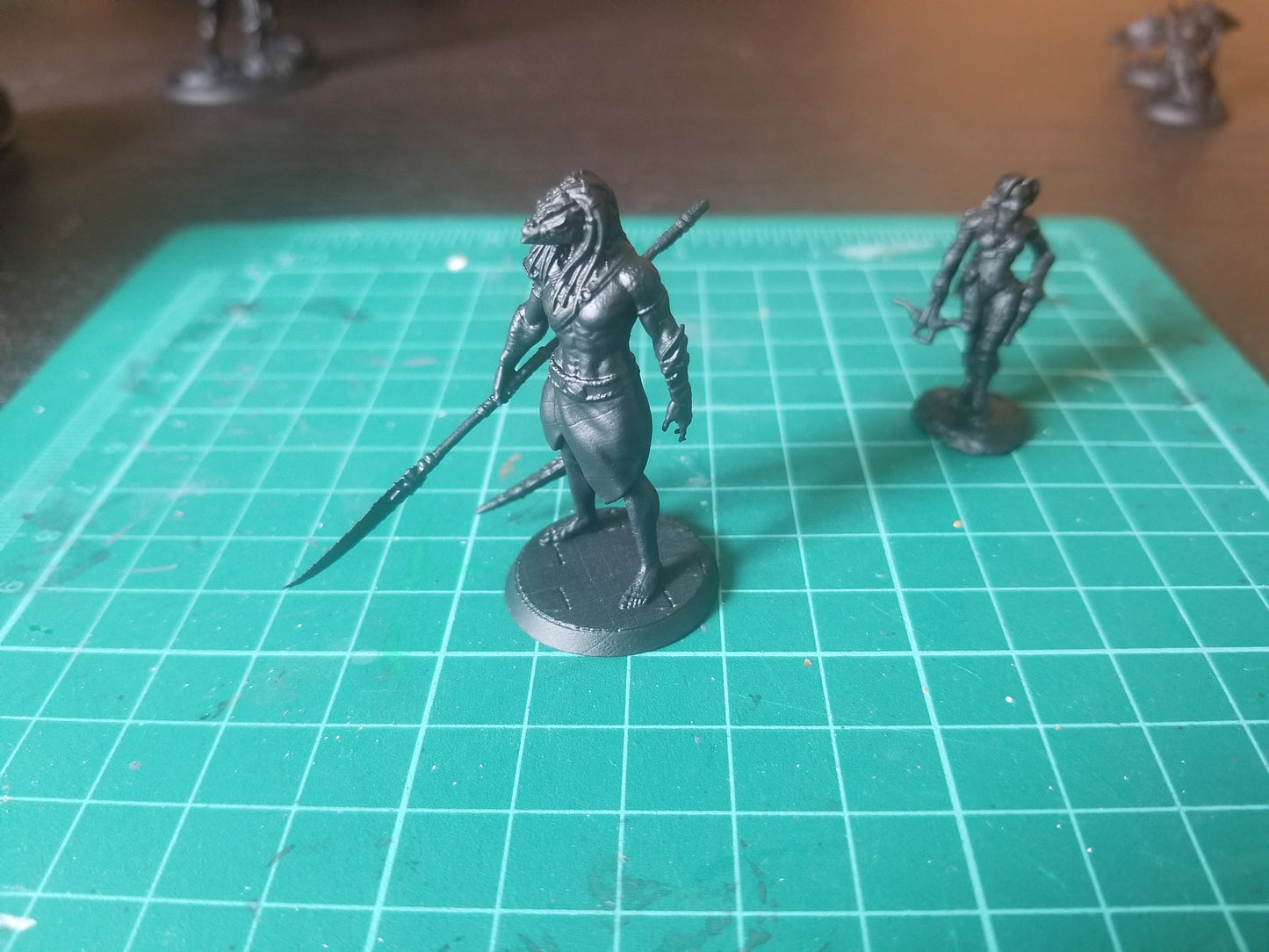 Lizard-Man - Ancient Saurians - by Lord of Print- Tabletop RPG Miniature - Roleplaying 3D Printed Fantasy Mini