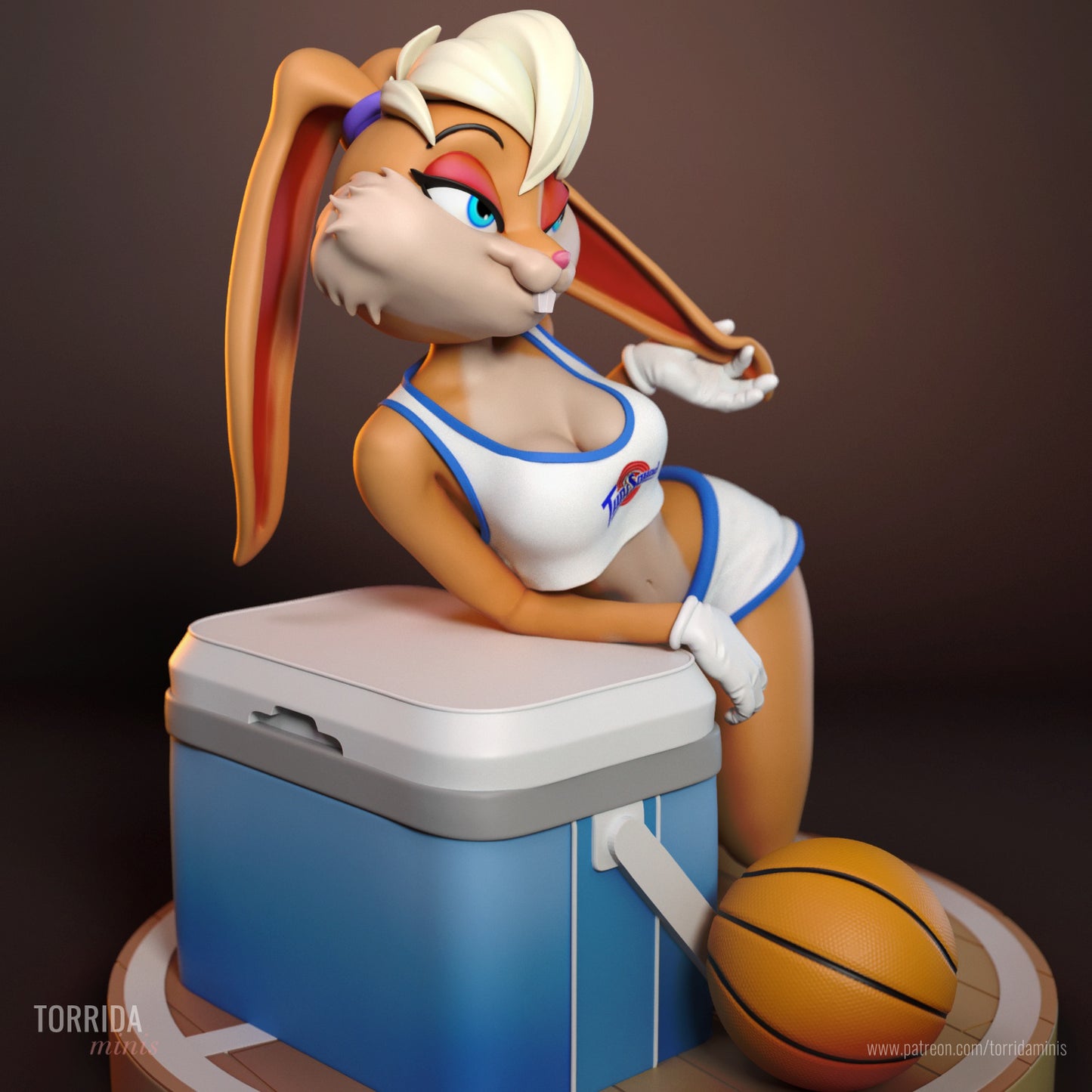 Lola Bunny Sculpture (75mm to 500mm) - Unassembled/Unpainted/3D Print