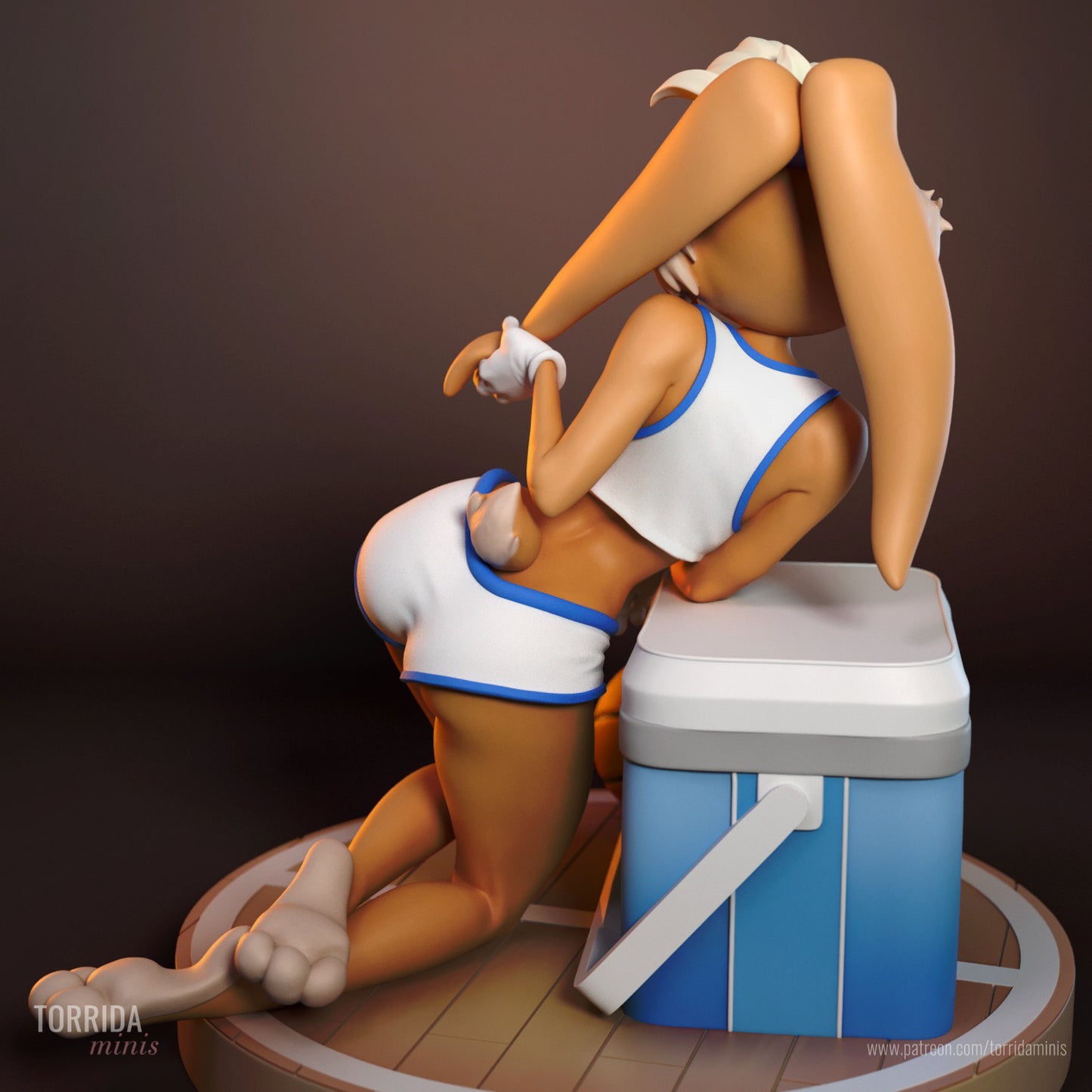 Lola Bunny Sculpture (75mm to 500mm) - Unassembled/Unpainted/3D Print
