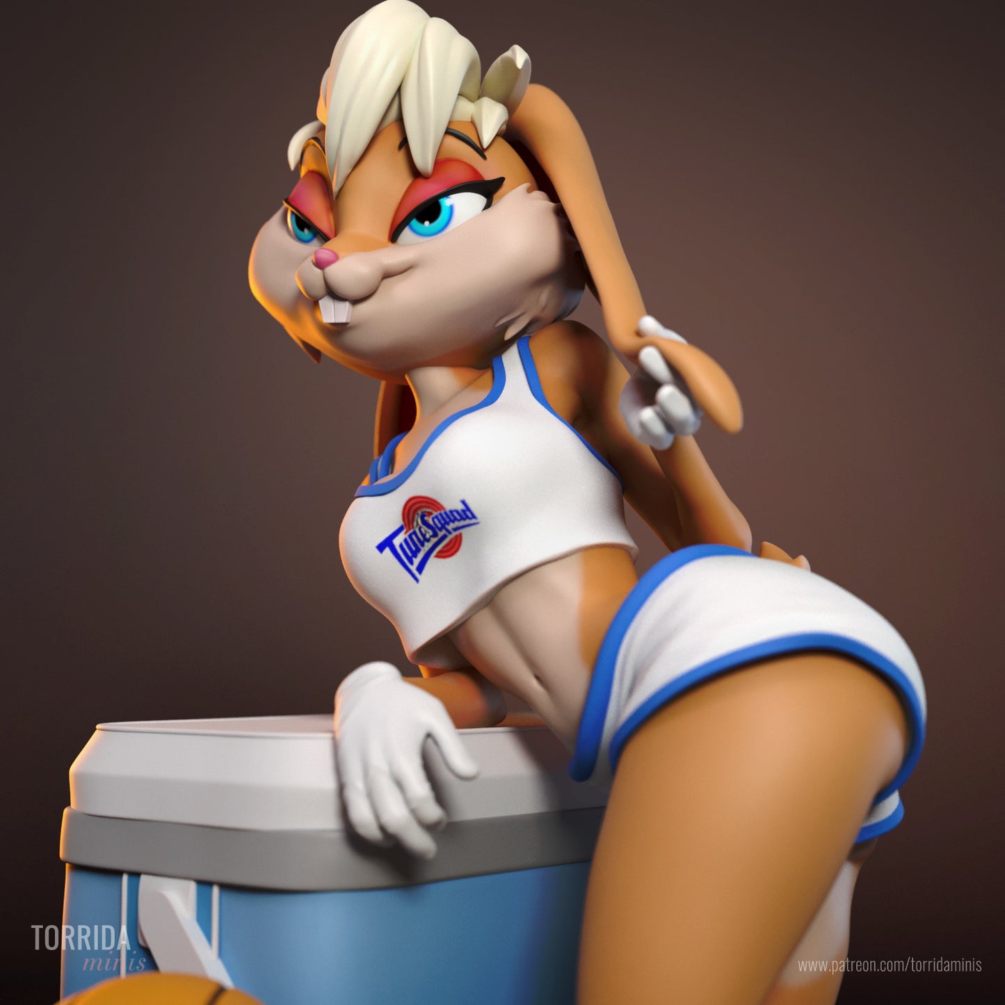 Lola Bunny Sculpture (75mm to 500mm) - Unassembled/Unpainted/3D Print