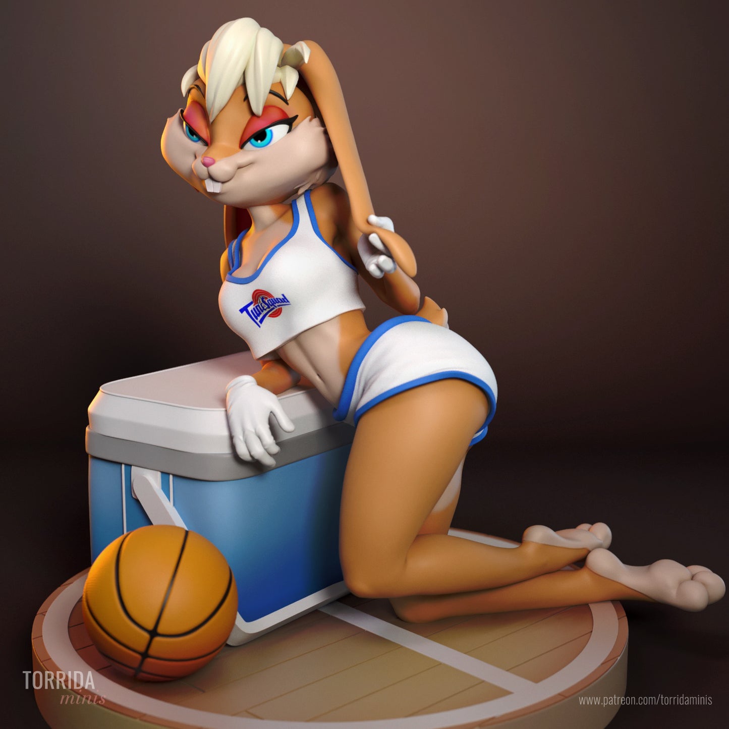 Lola Bunny Sculpture (75mm to 500mm) - Unassembled/Unpainted/3D Print