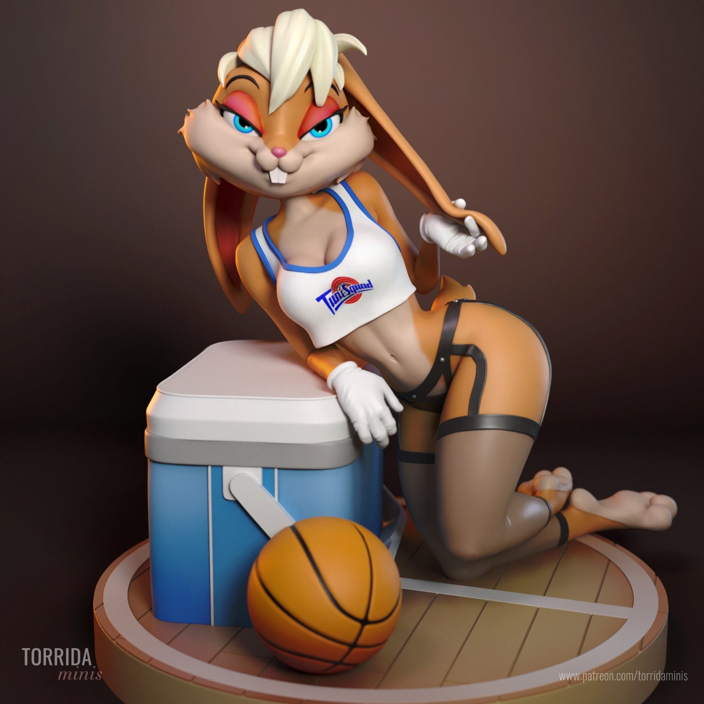 Lola Bunny Sculpture (75mm to 500mm) - Unassembled/Unpainted/3D Print