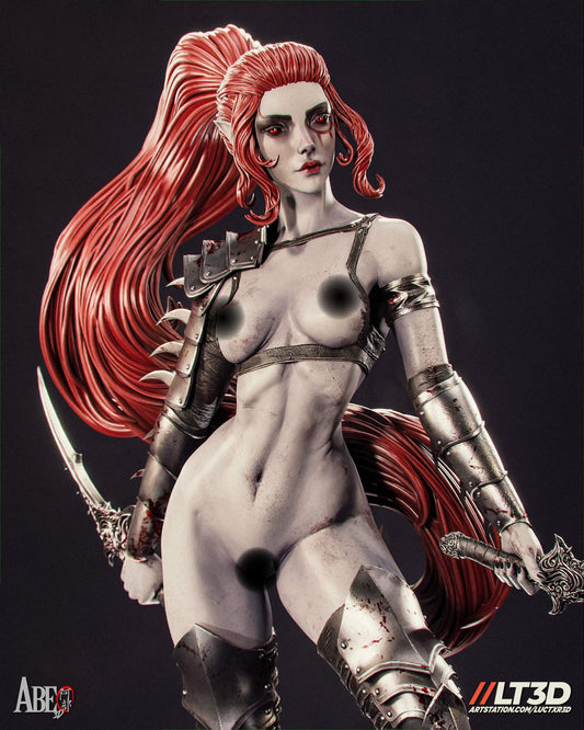 Lythiz NSFW Sculpture (75mm to 500mm) - Unassembled/Unpainted/3D Print