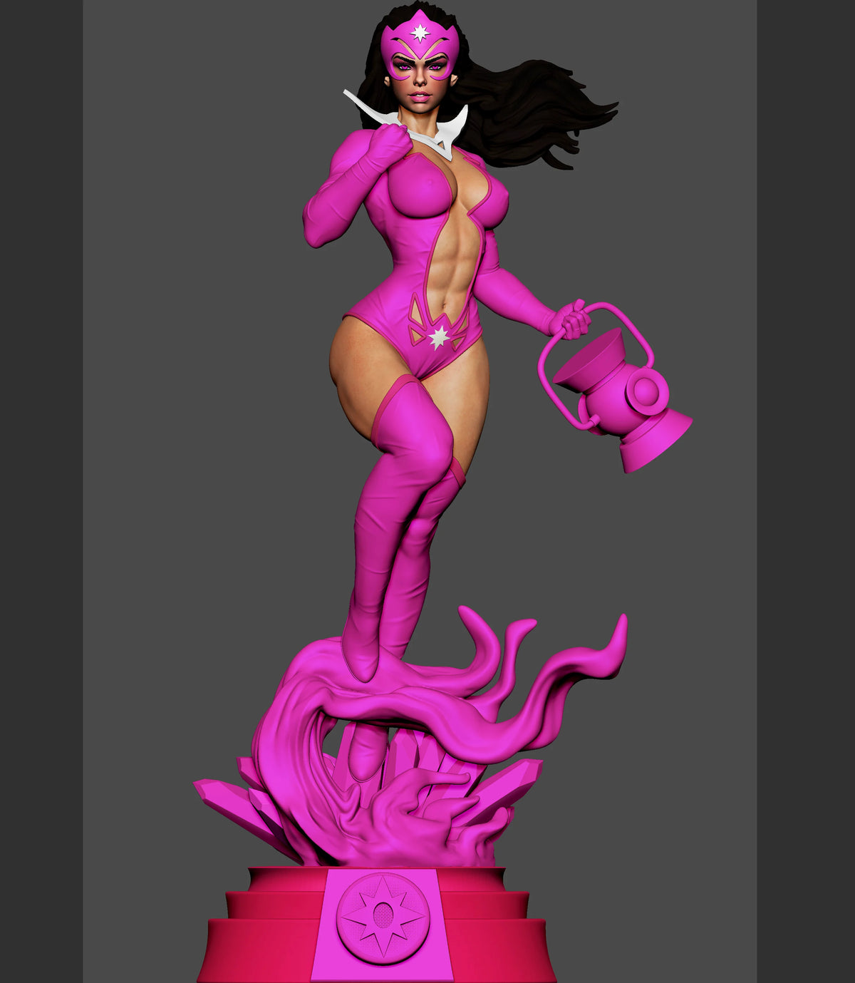 Star Sapphire Corps Sculpture(75mm to 500mm) - Unassembled/Unpainted/3D Print