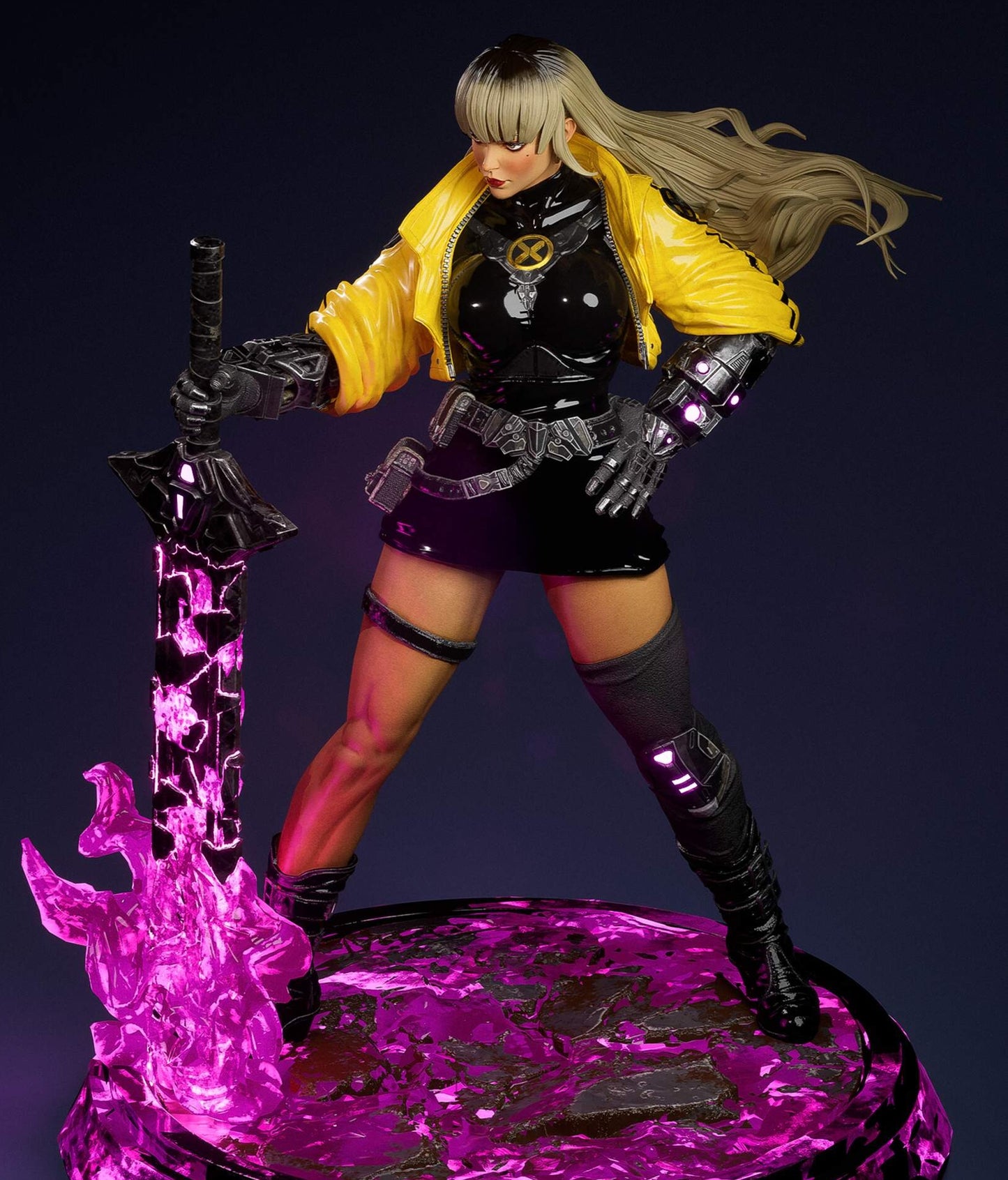 Magik Cyberpunk Sculpture (75mm to 500mm) - Unassembled/Unpainted/3D Print