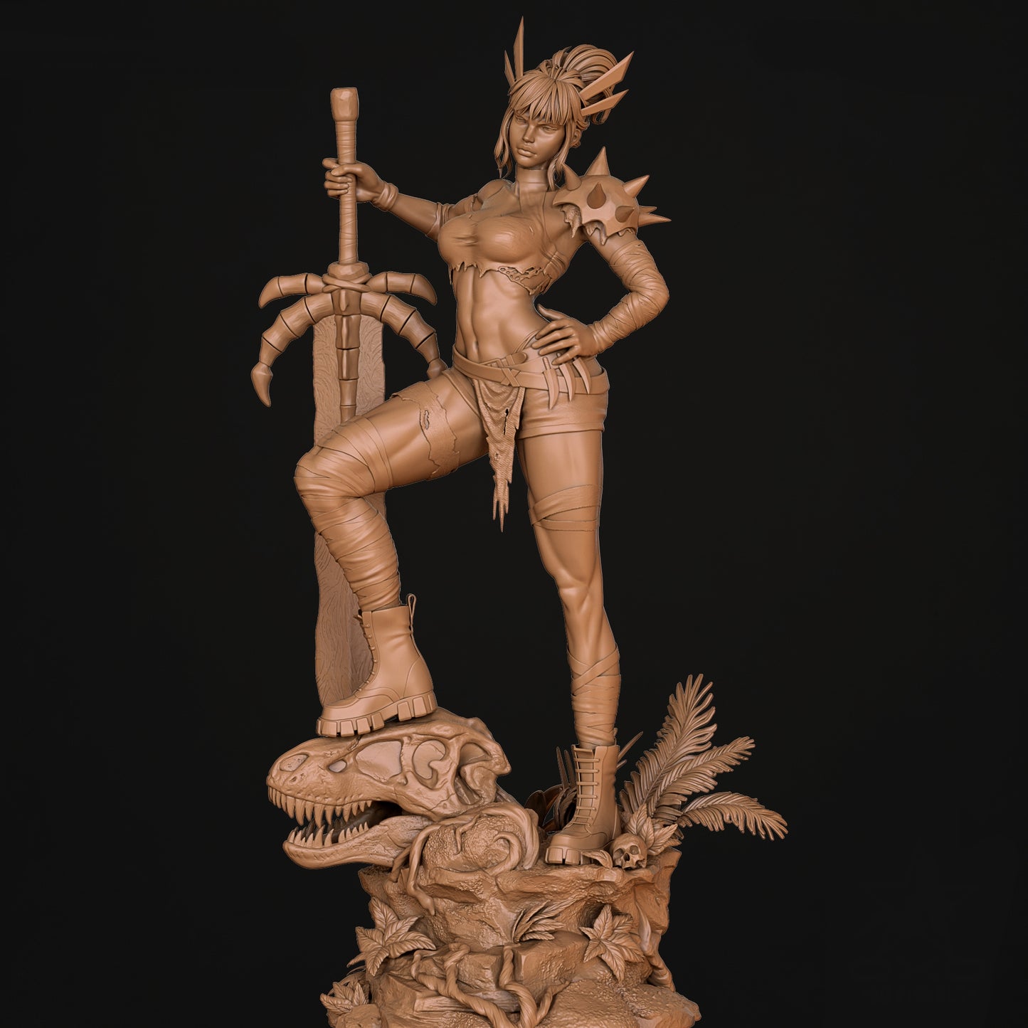 Savage Land Magik Sculpture (75mm to 500mm) - Unassembled/Unpainted/3D Print