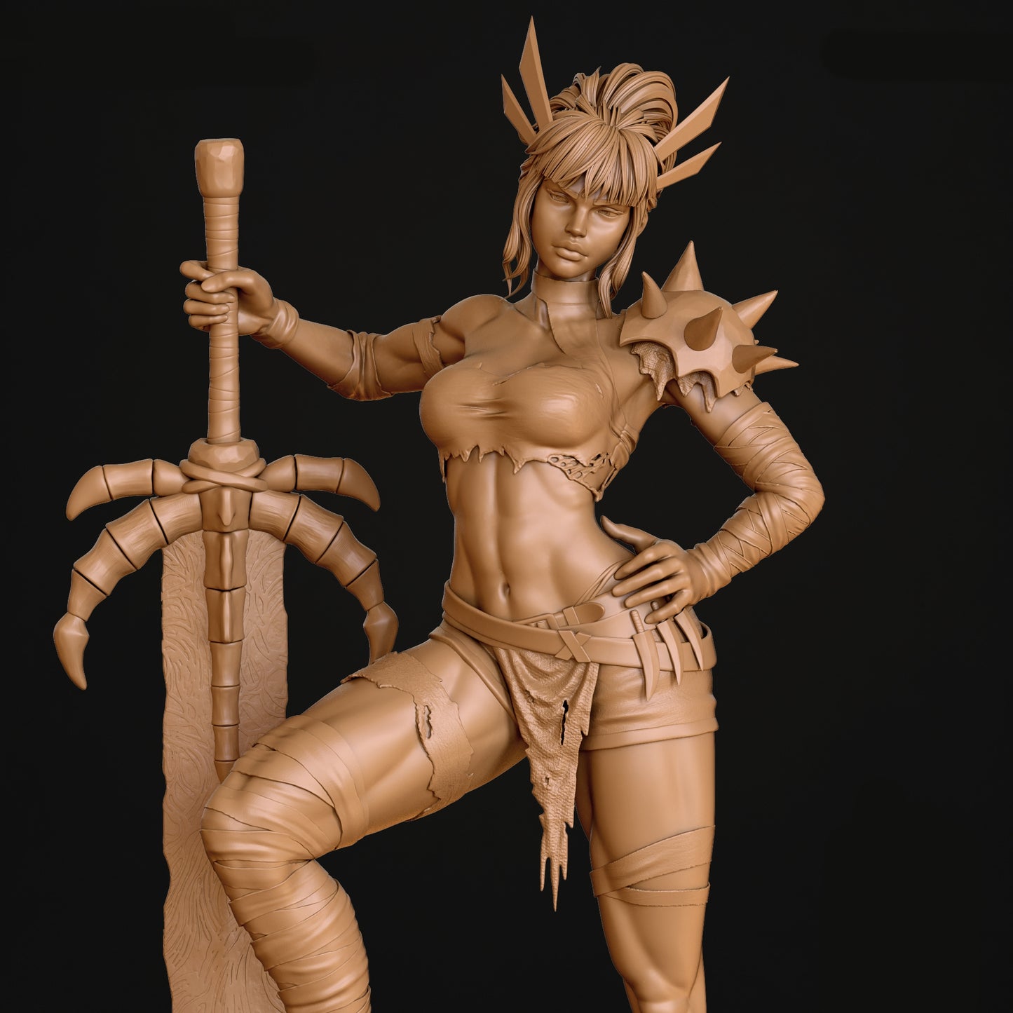 Savage Land Magik Sculpture (75mm to 500mm) - Unassembled/Unpainted/3D Print