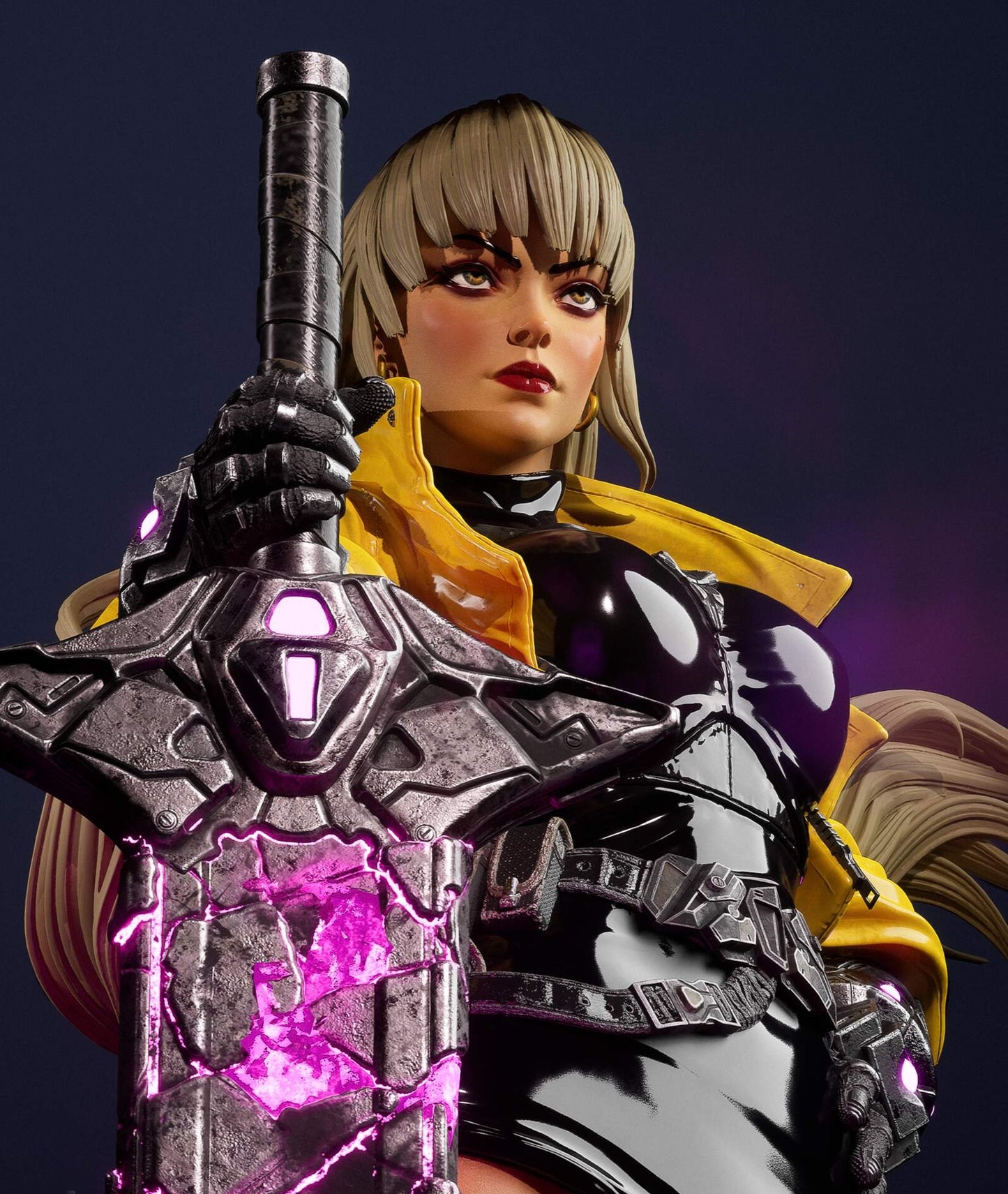 Magik Cyberpunk Sculpture (75mm to 500mm) - Unassembled/Unpainted/3D Print